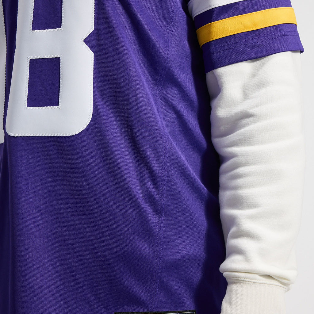 Men's Minnesota Vikings Justin Jefferson Nike Purple Team Vapor Fuse Stitched Limited Jersey