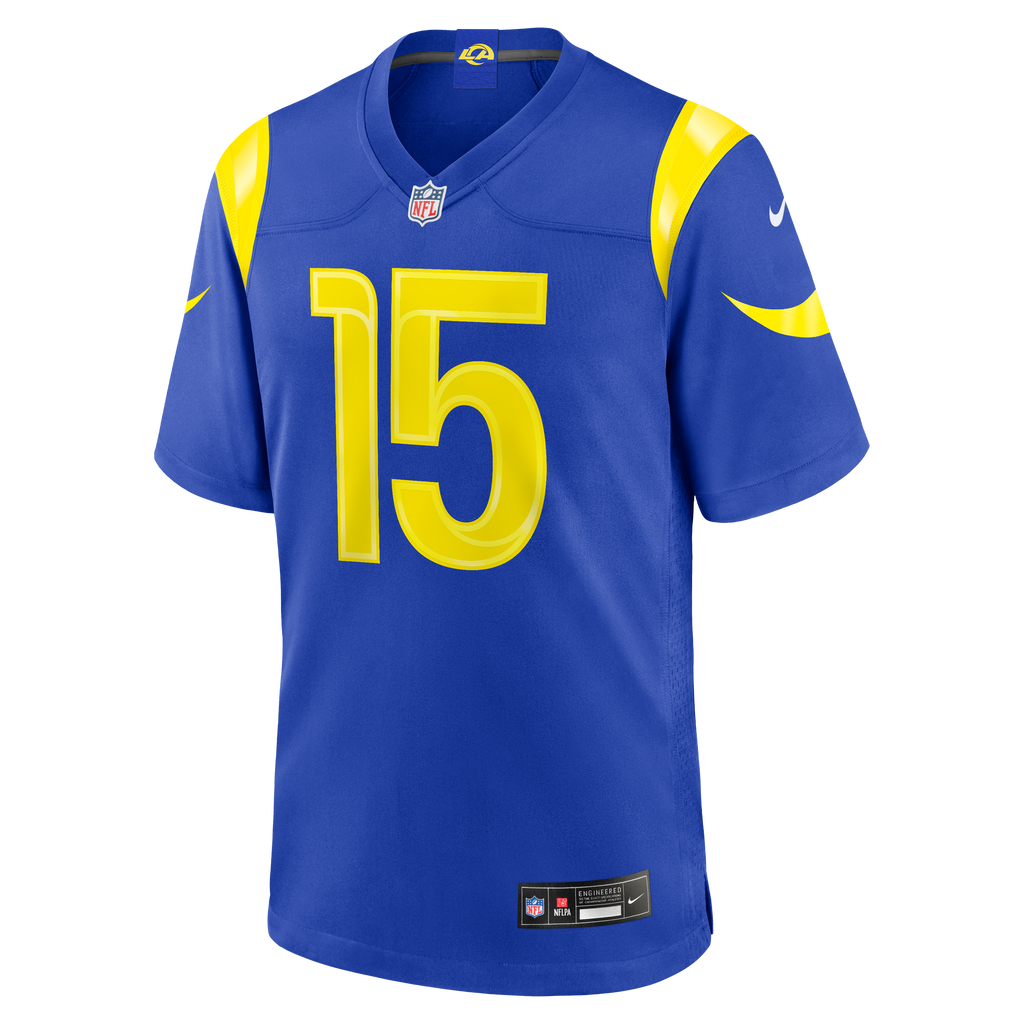 Men's Los Angeles Rams Ty Simpson Nike Royal 2026 Nfl Draft First Round Pick No 13 Team Game Jersey