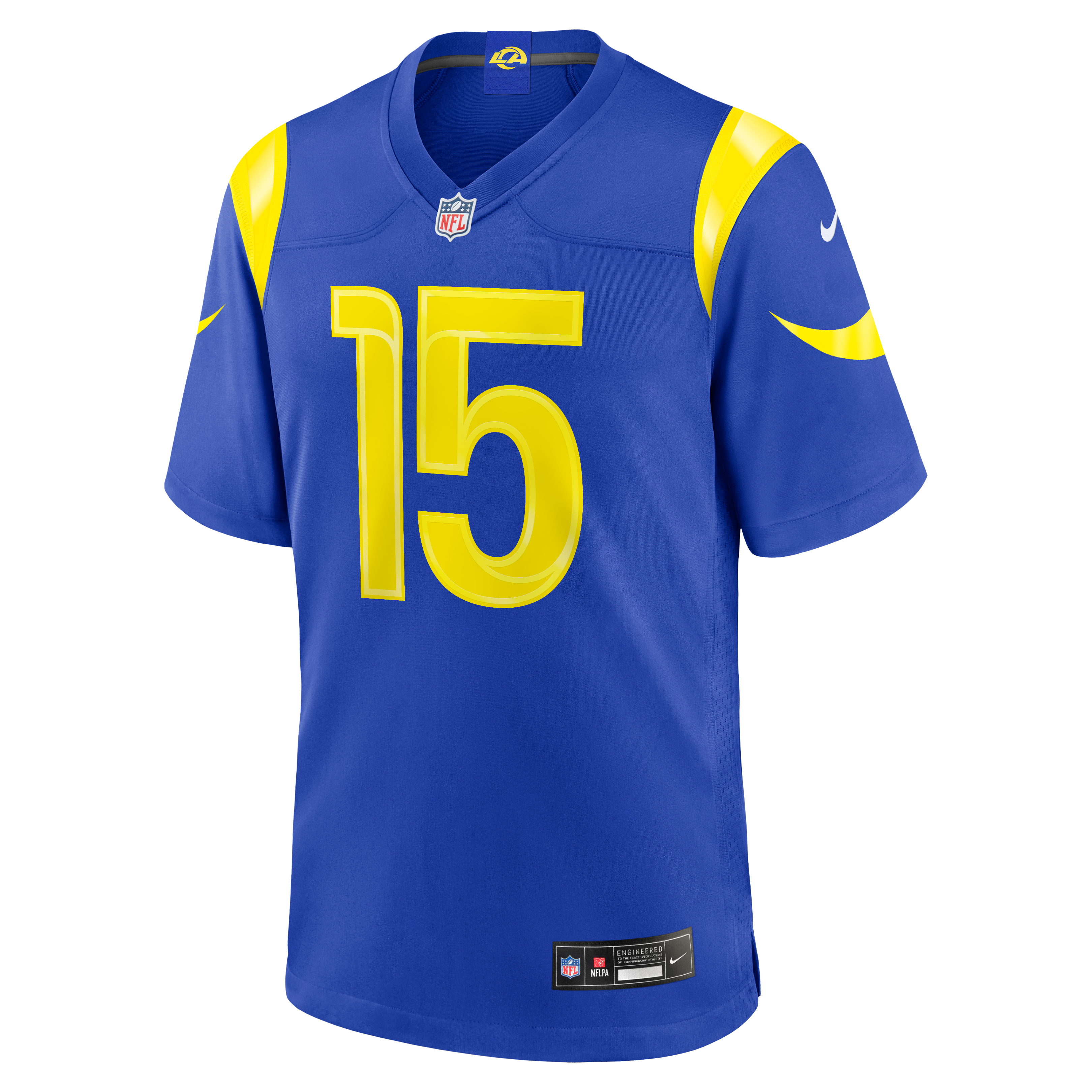 Men's Los Angeles Rams Ty Simpson Nike Royal 2026 Nfl Draft First Round Pick No 13 Team Game Jersey
