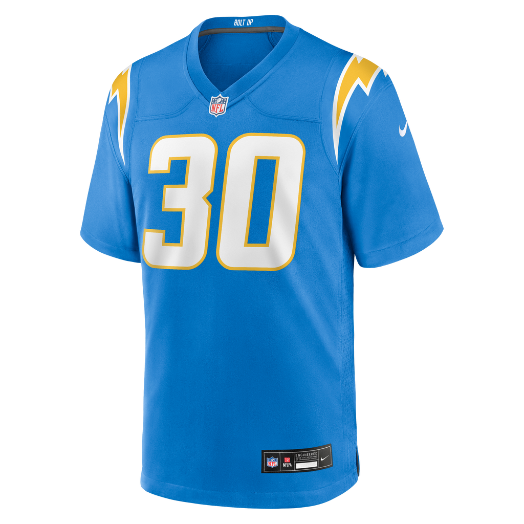 Men's Los Angeles Chargers Alec Ingold Nike Powder Blue Team Game Jersey