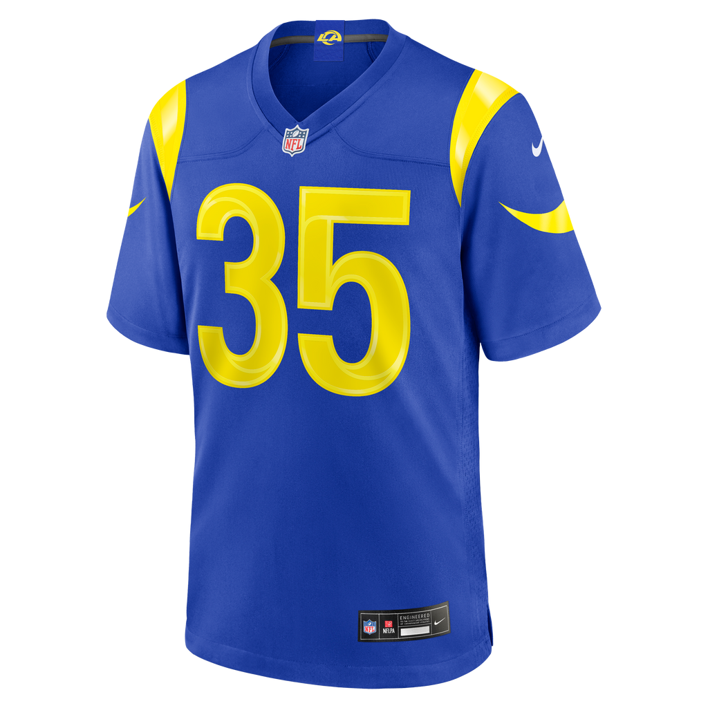 Men's Los Angeles Rams Jaylen Watson Nike Royal Team Game Jersey
