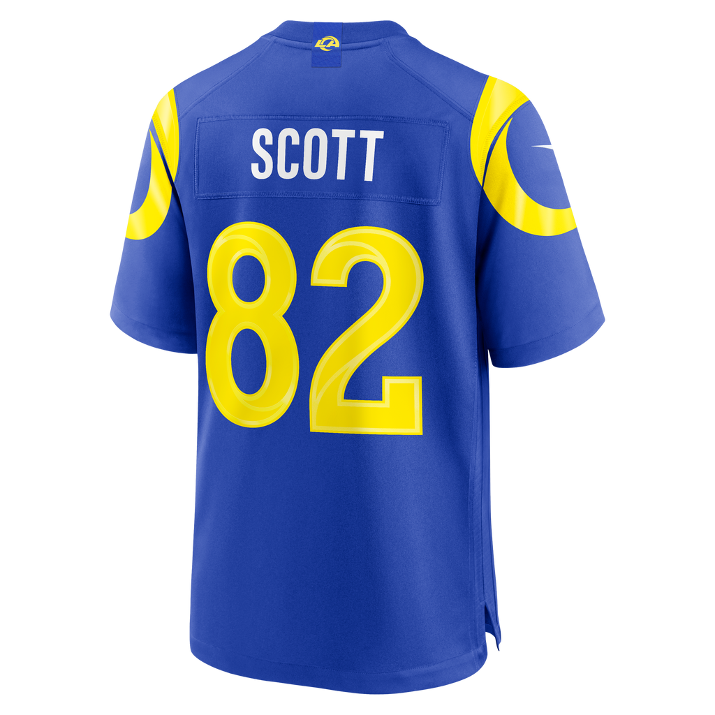 Men's Los Angeles Rams Tyler Scott Nike Royal Team Game Jersey
