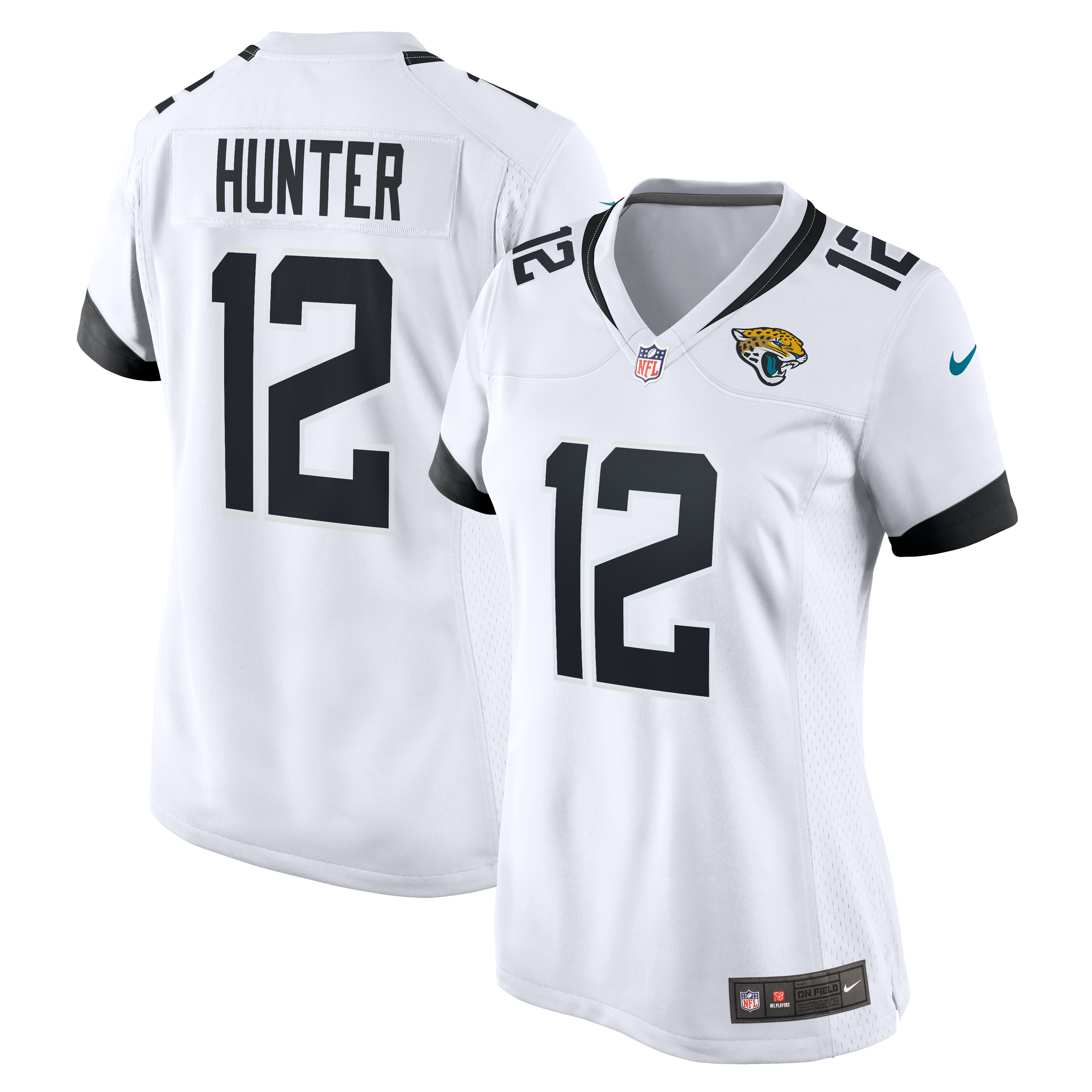 Women's Jacksonville Jaguars Travis Hunter Nike White Game Jersey