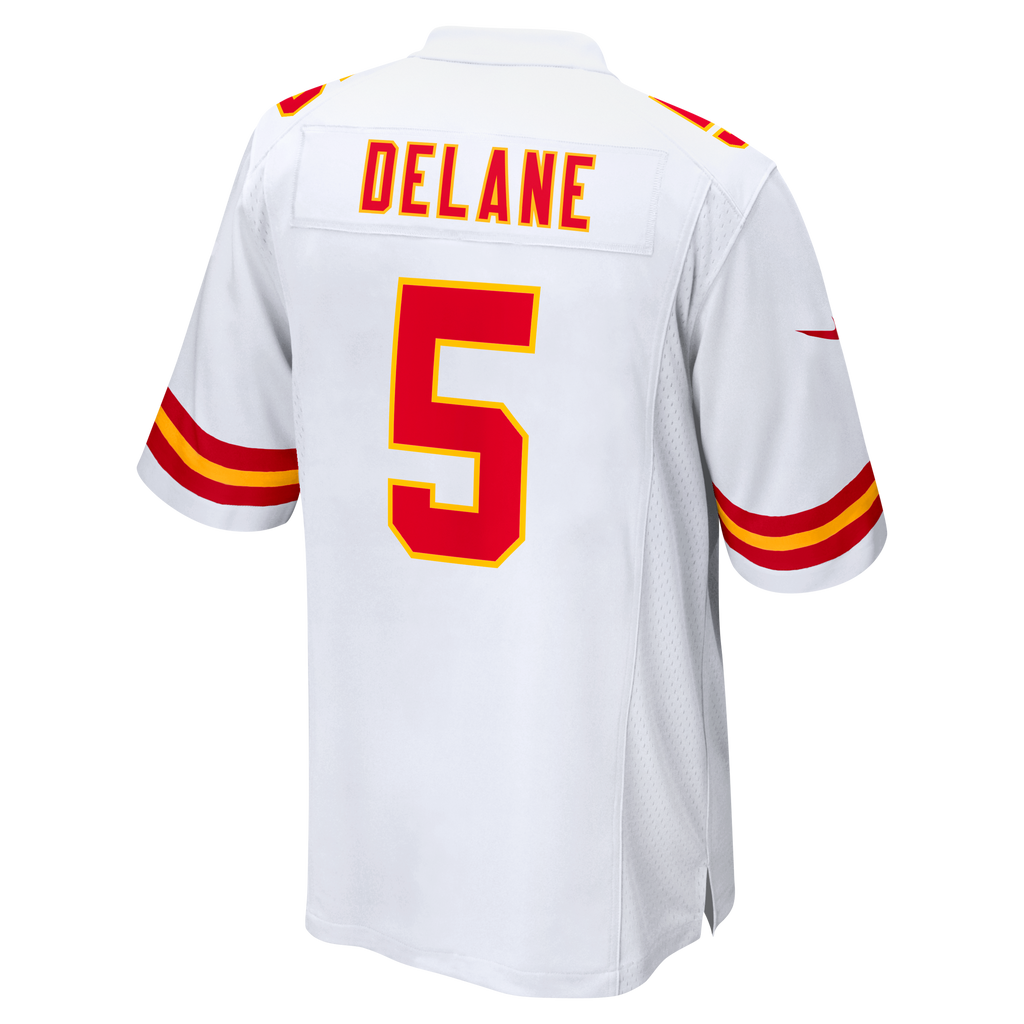 Men's Kansas City Chiefs Mansoor Delane Nike White Game Jersey