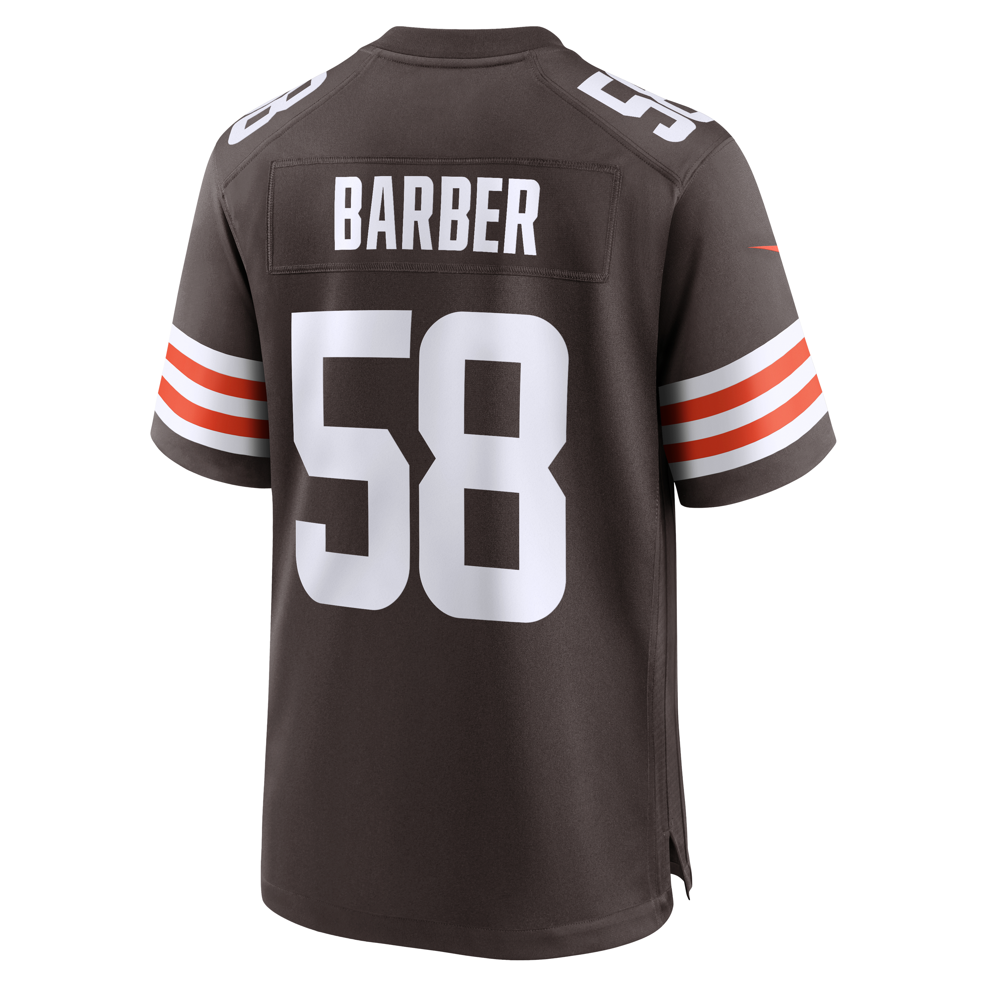 Men's Cleveland Browns Austin Barber Nike Brown Team Game Jersey