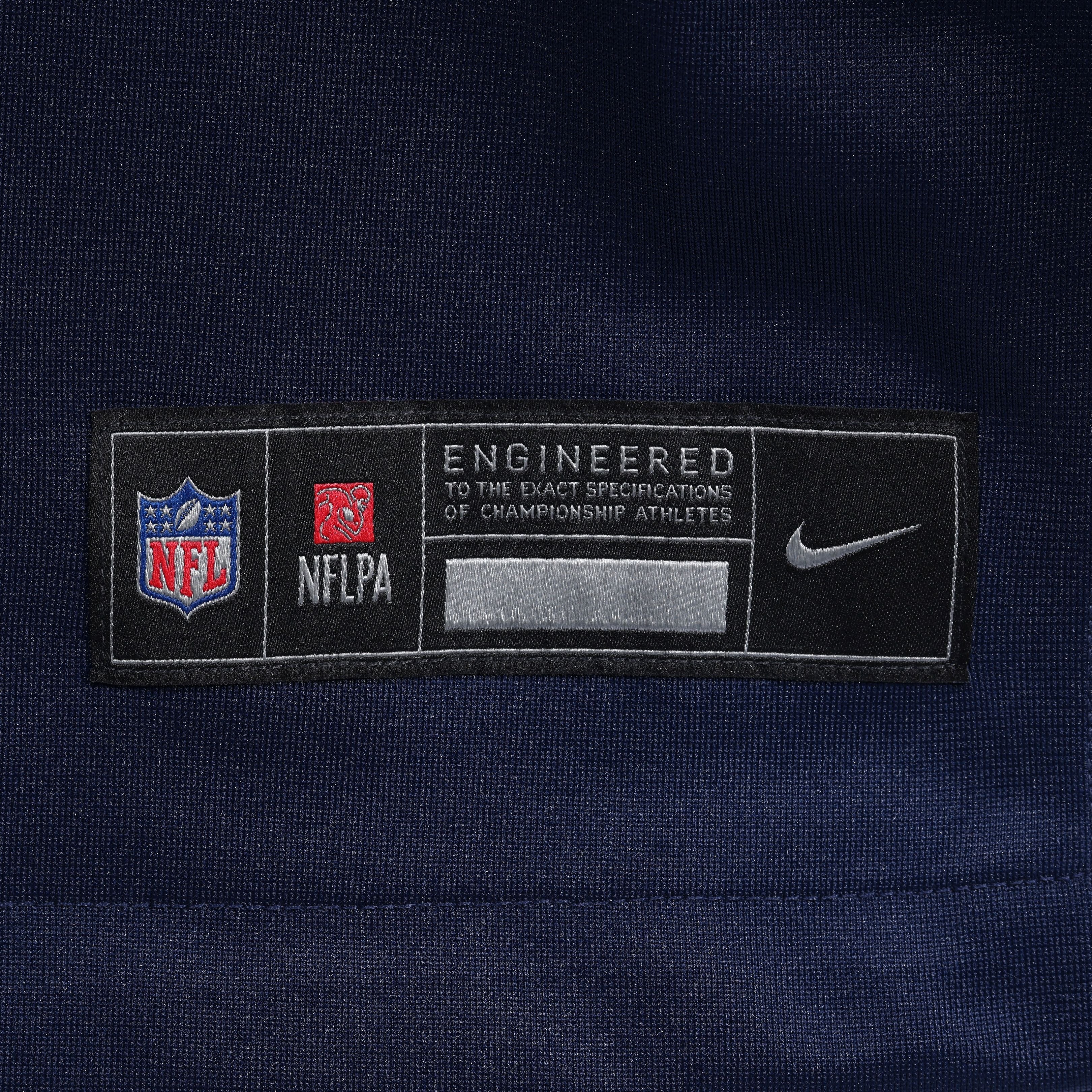 Men's New England Patriots Aj Brown Nike Navy Team Game Jersey