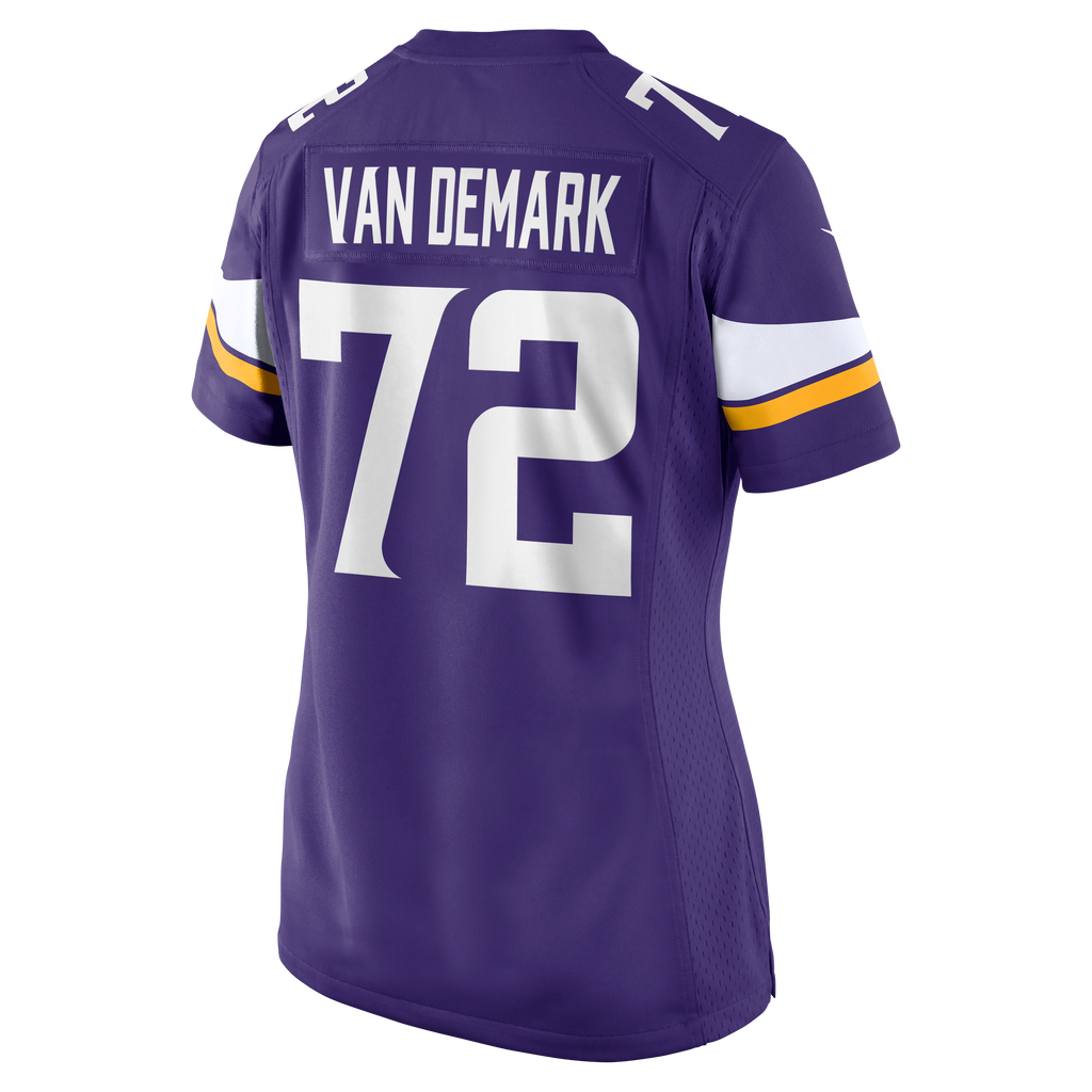 Women's Minnesota Vikings Ryan Van Demark Nike Purple Team Game Jersey
