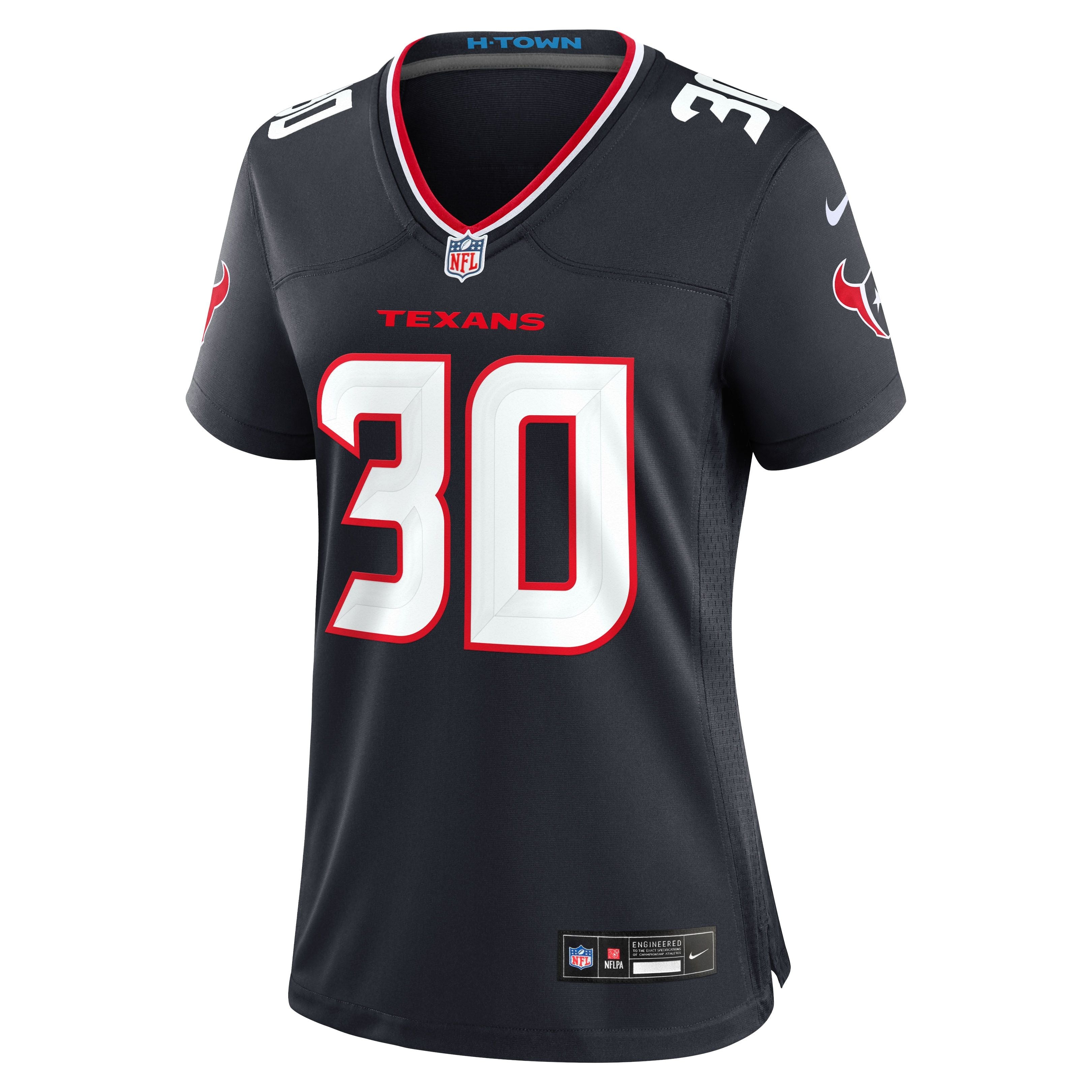 Women's Houston Texans Brandon Codrington Nike Navy Team Game Jersey