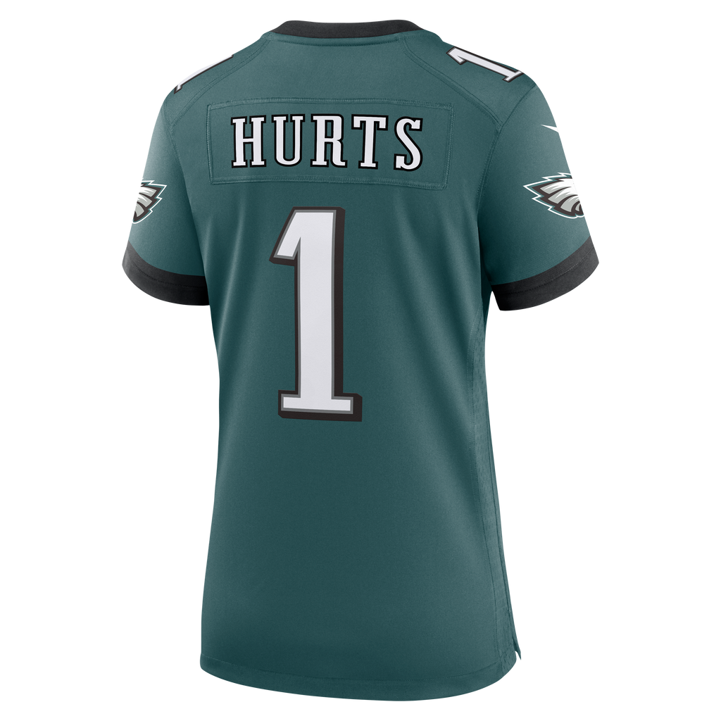 Women's Philadelphia Eagles Jalen Hurts Nike Midnight Green Team Game Jersey