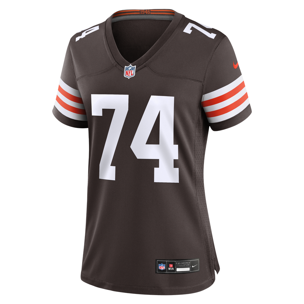 Women's Cleveland Browns Elgton Jenkins Nike Brown Team Game Jersey