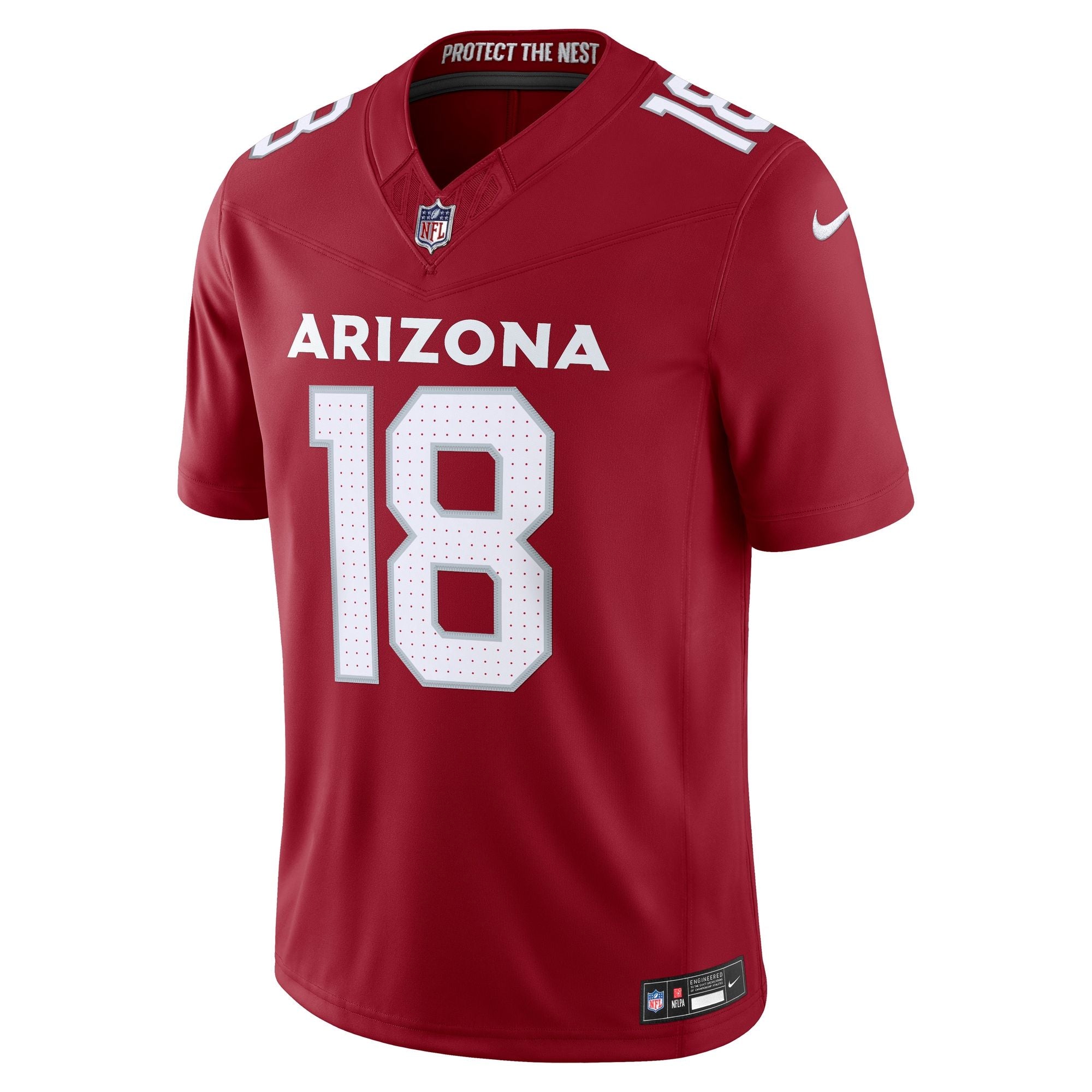 Men's Arizona Cardinals Marvin Harrison Jr Nike Cardinal Team Vapor Fuse Stitched Limited Jersey