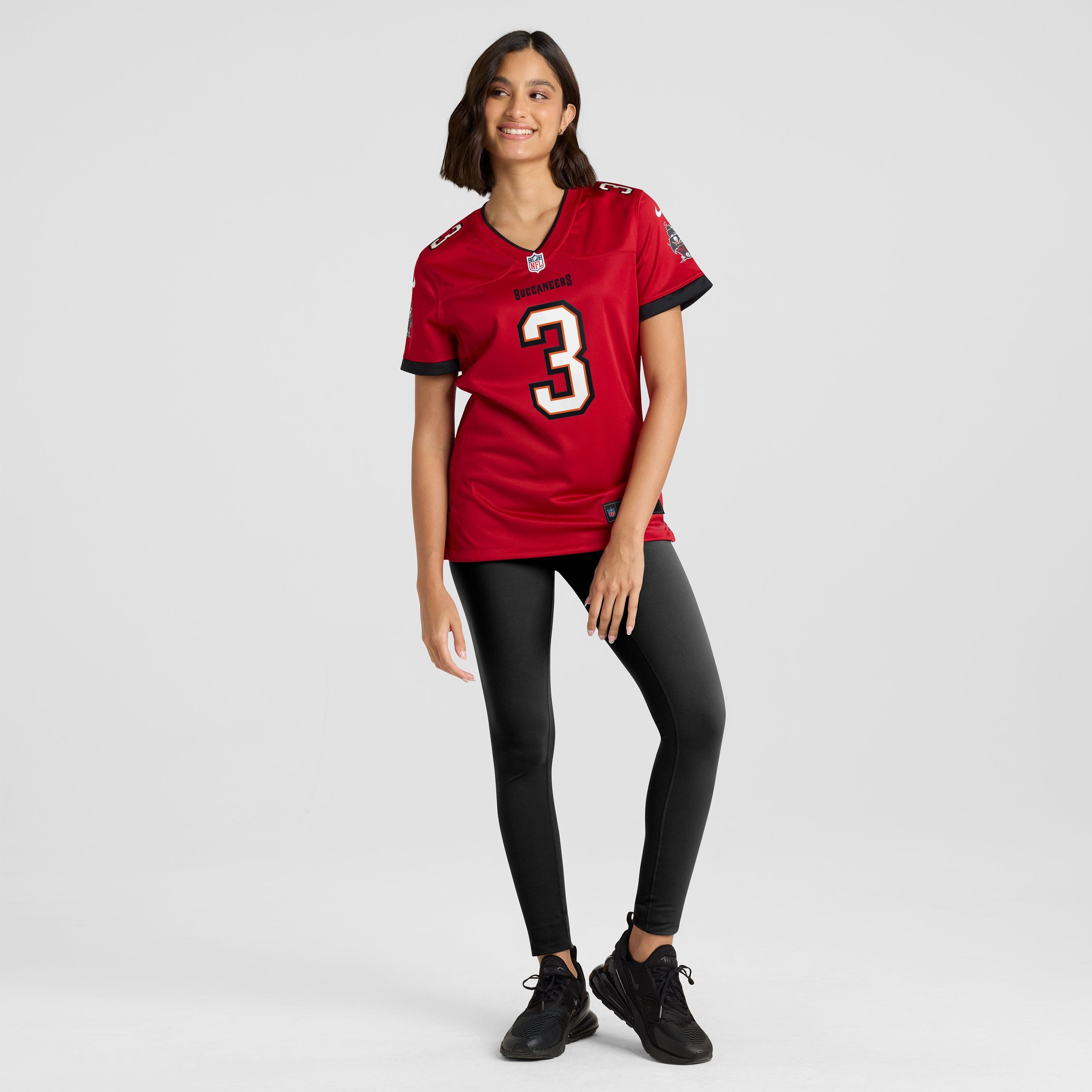 Women's Tampa Bay Buccaneers Rueben Bain Jr Nike Red Game Jersey
