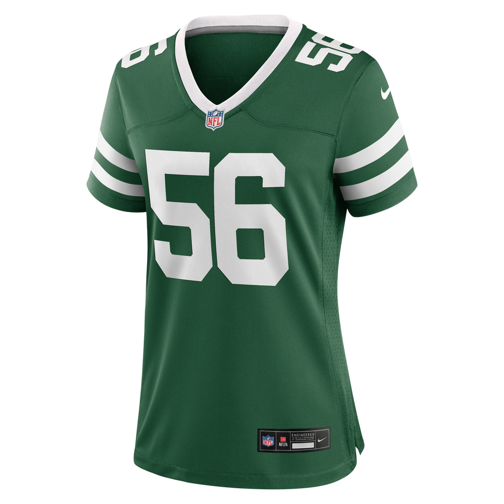 Women's New York Jets Demario Davis Nike Legacy Green Team Game Jersey