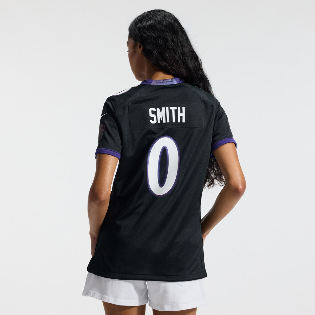 Women's Baltimore Ravens Roquan Smith Nike Black Alternate Game Jersey