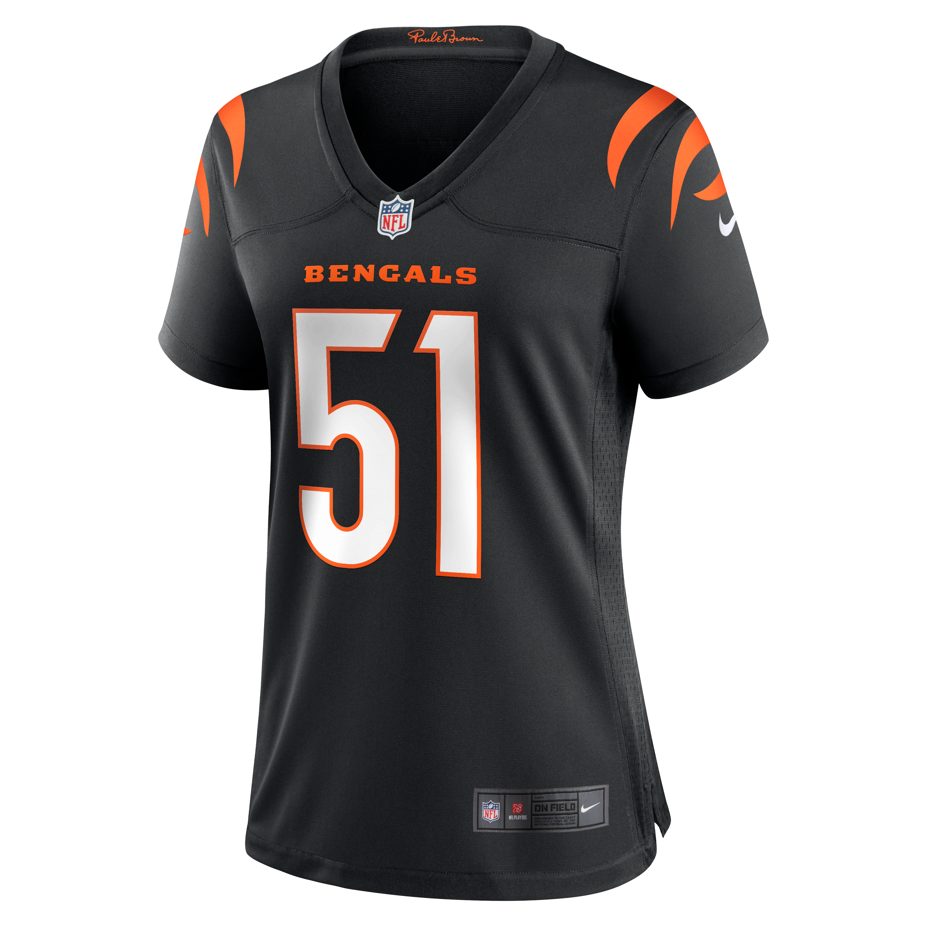 Women's Cincinnati Bengals Isaiah Foskey Nike Black Team Game Jersey