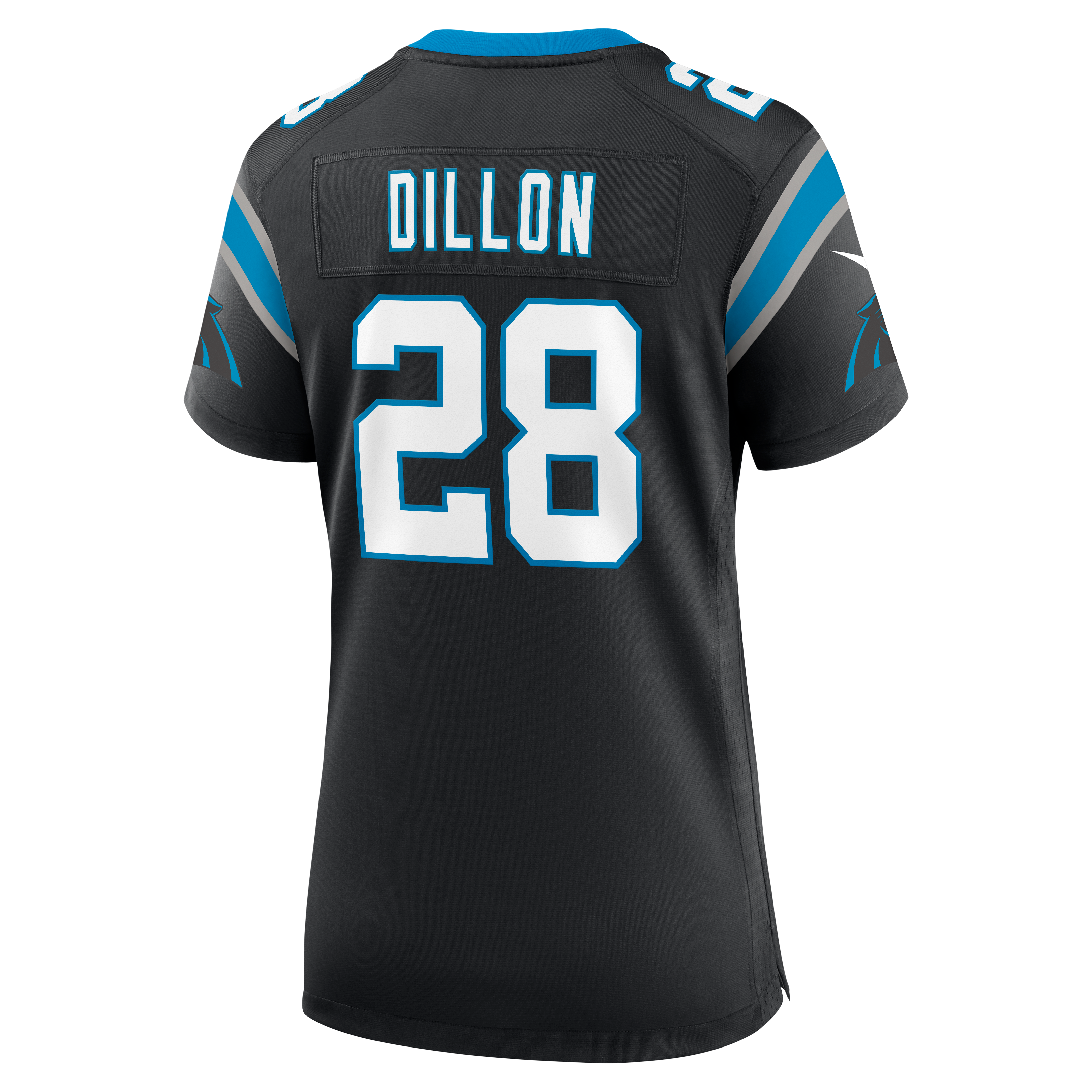 Women's Carolina Panthers Aj Dillon Nike Black Team Game Jersey