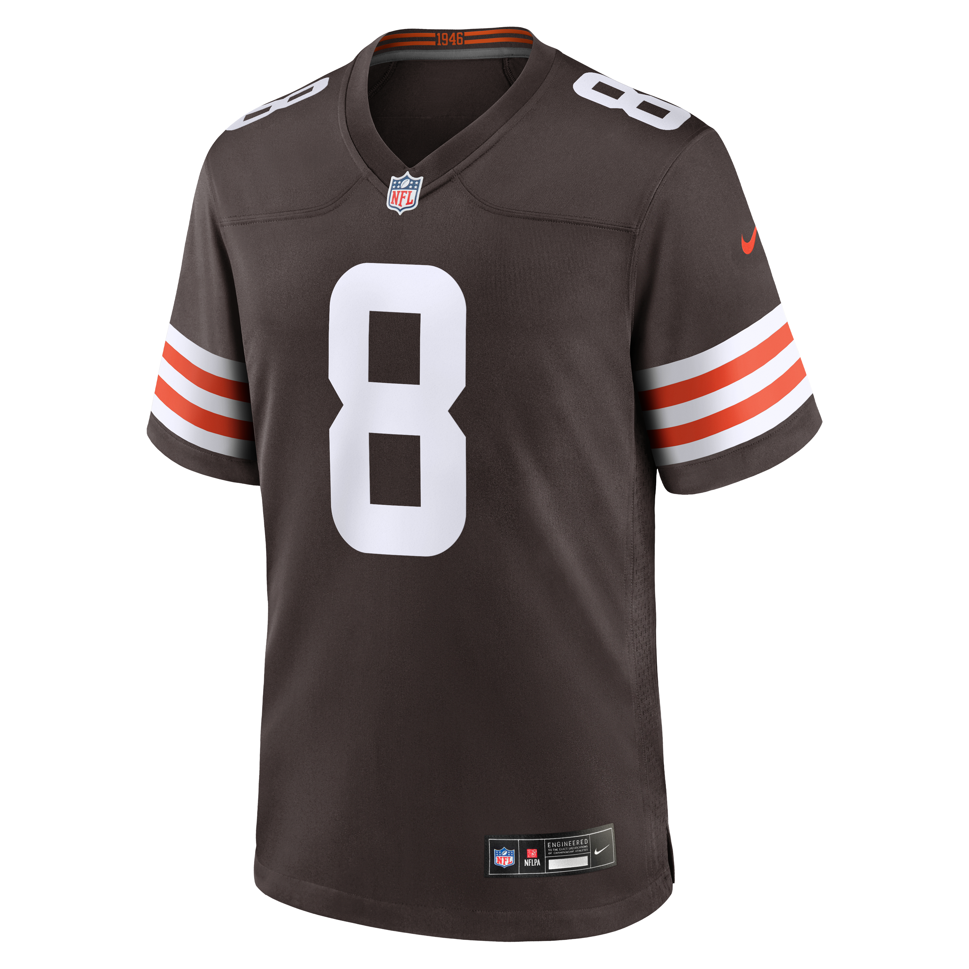 Men's Cleveland Browns Jared Verse Nike Brown Mens Nike Game Jersey