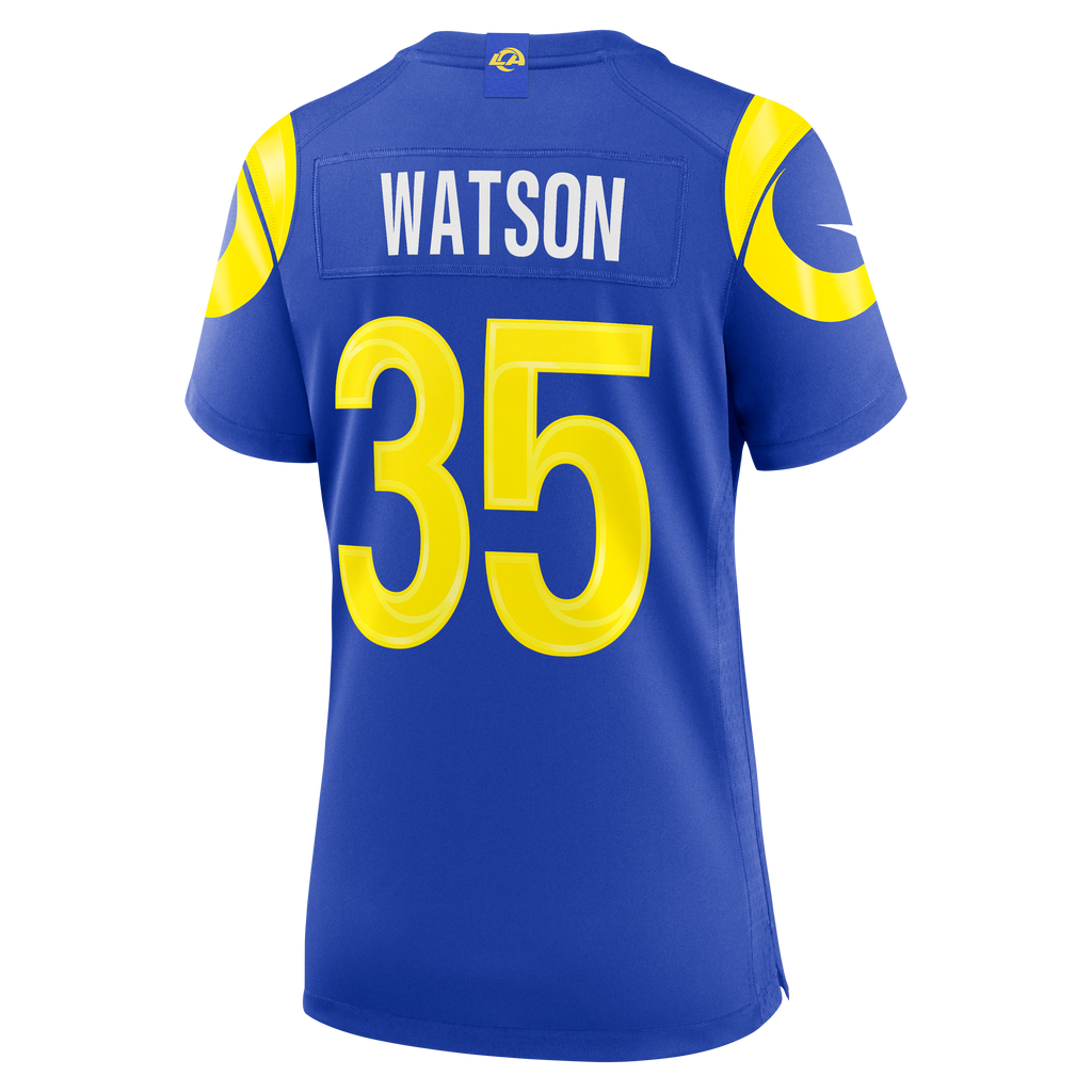Women's Los Angeles Rams Jaylen Watson Nike Royal Team Game Jersey
