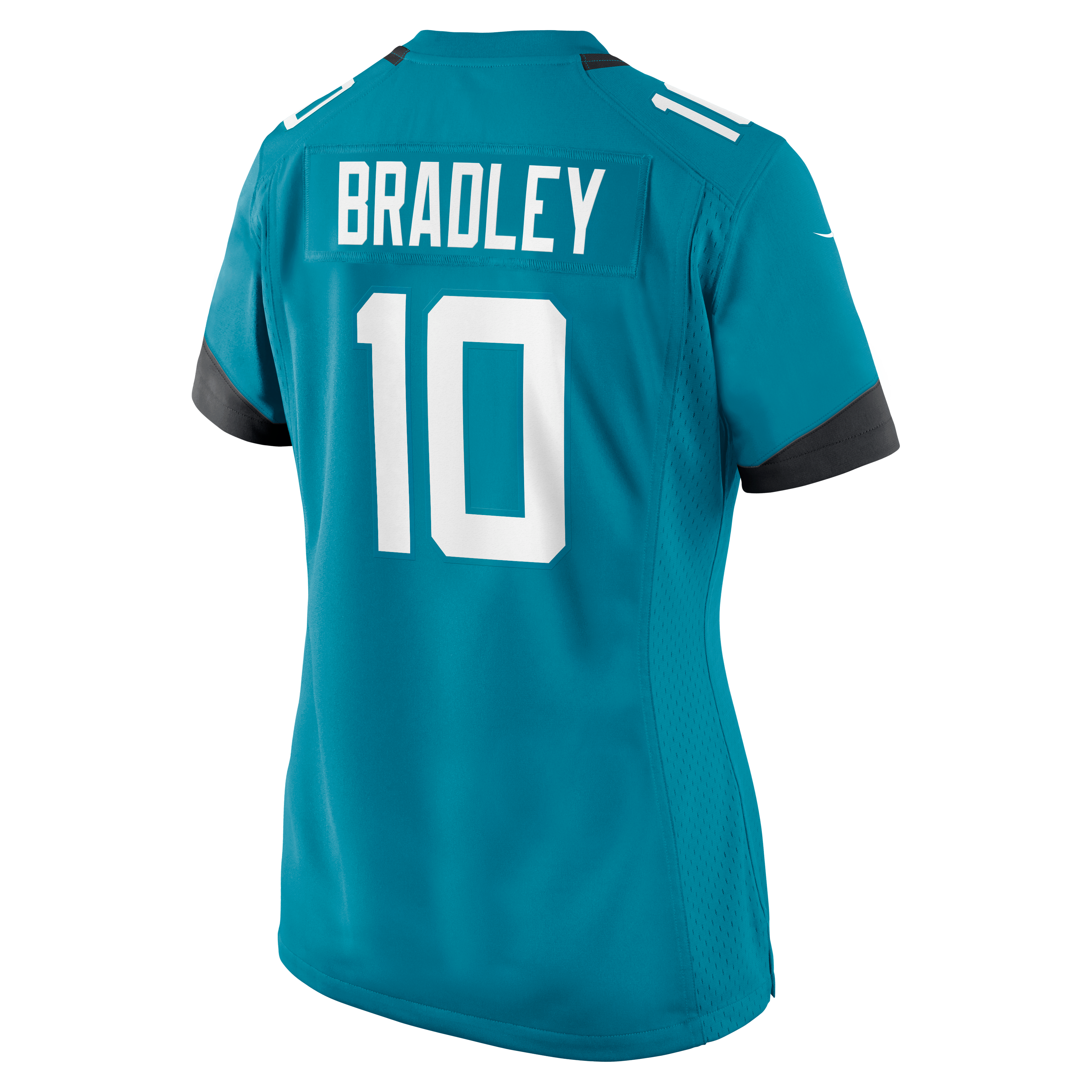 Women's Jacksonville Jaguars Carter Bradley Nike Teal Team Game Jersey