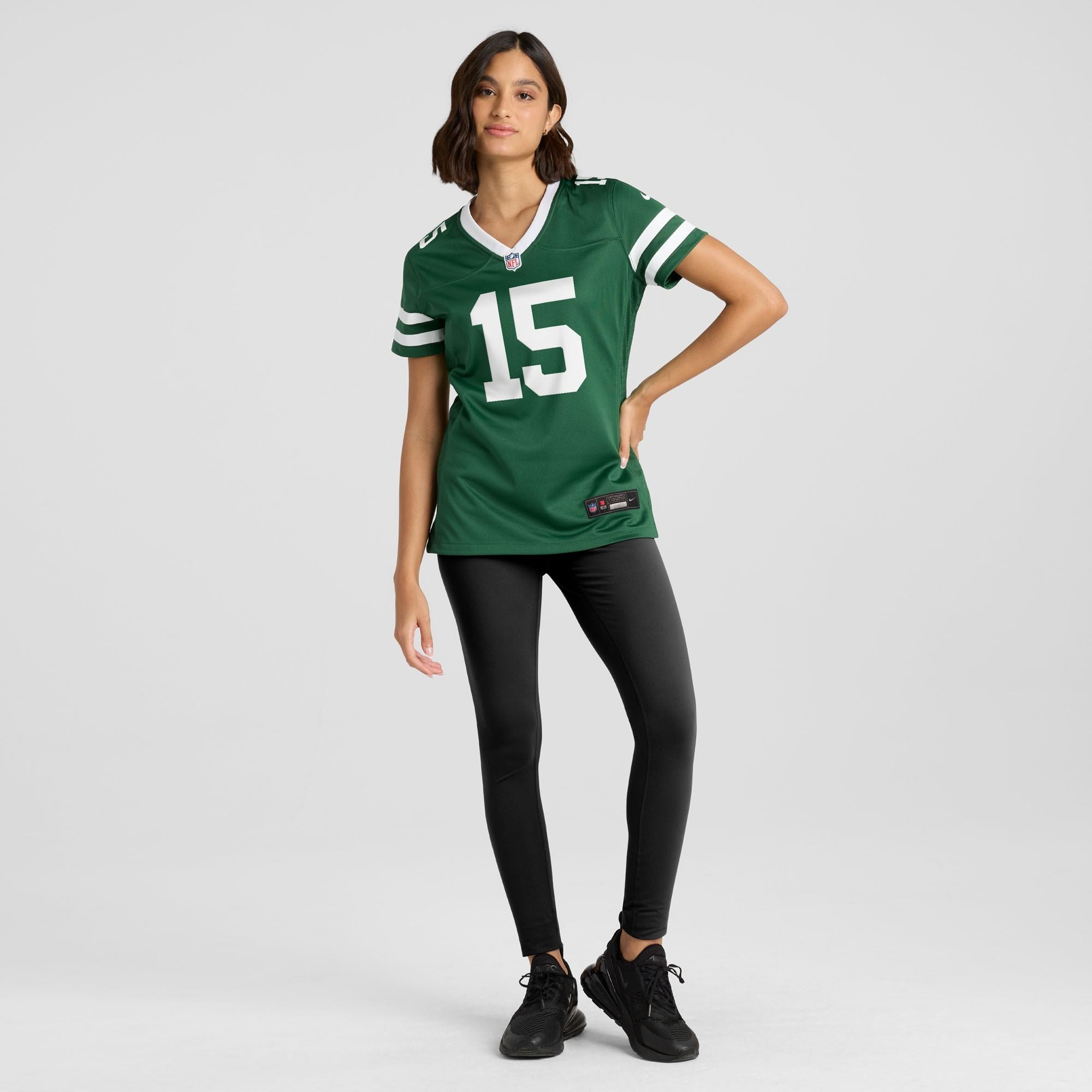 Women's New York Jets Adonai Mitchell Nike Legacy Green Team Game Jersey