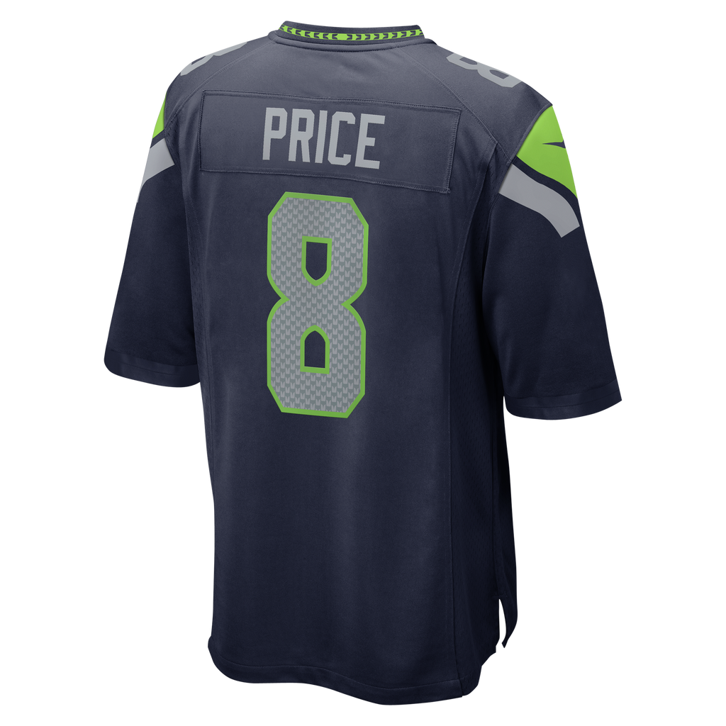 Men's Seattle Seahawks Jadarian Price Nike College Navy 2026 Nfl Draft First Round Pick No 32 Team Game Jersey