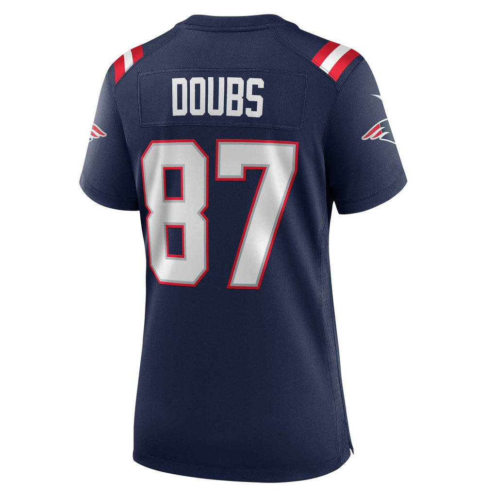 Women's New England Patriots Romeo Doubs Nike Navy Game Jersey