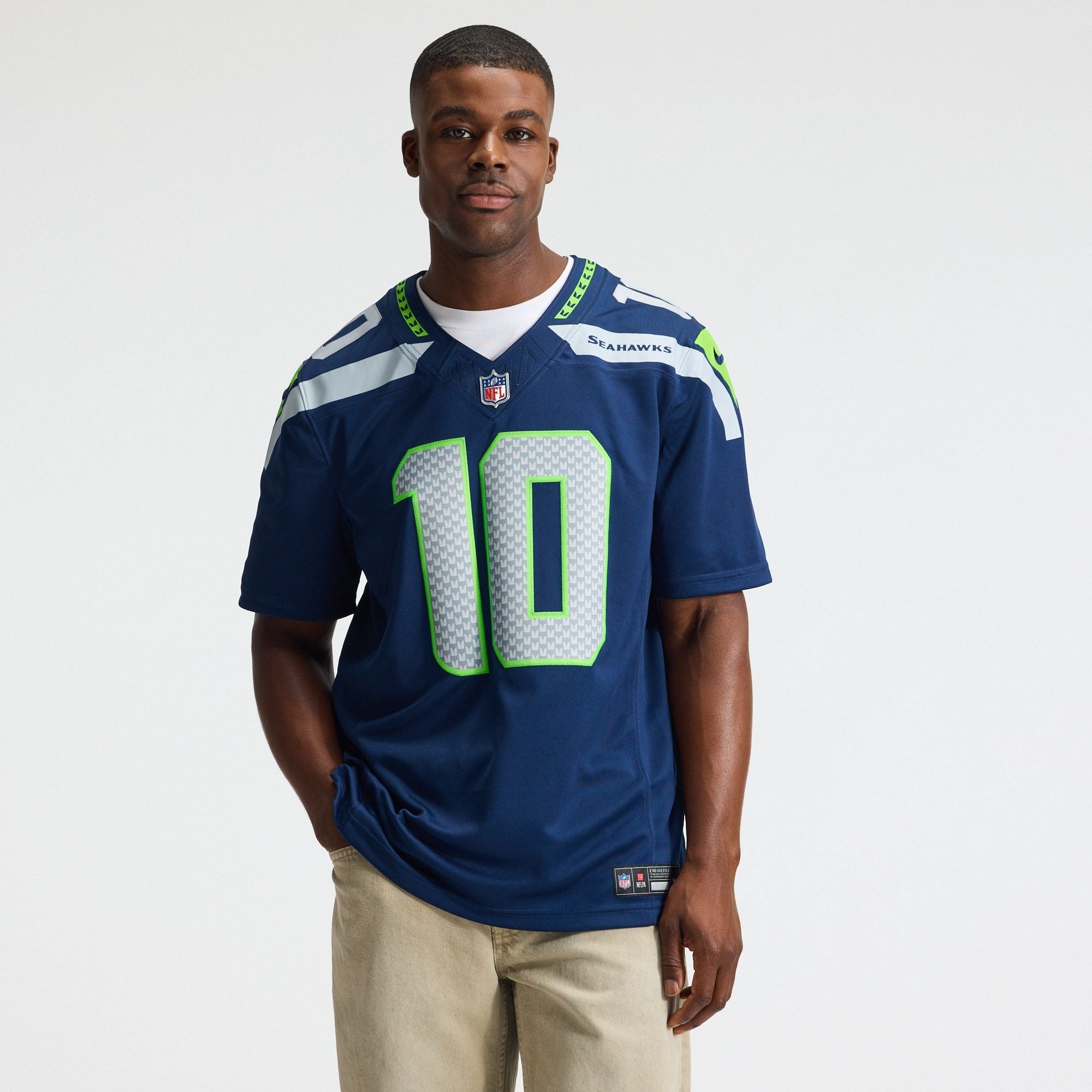Men's Seattle Seahawks Cooper Kupp Nike College Navy Team Vapor Fuse Stitched Limited Jersey