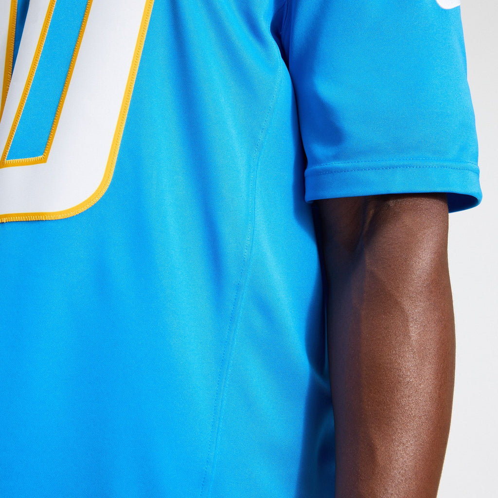 Men's Los Angeles Chargers Justin Herbert Nike Powder Blue Team Vapor Fuse Stitched Limited Jersey