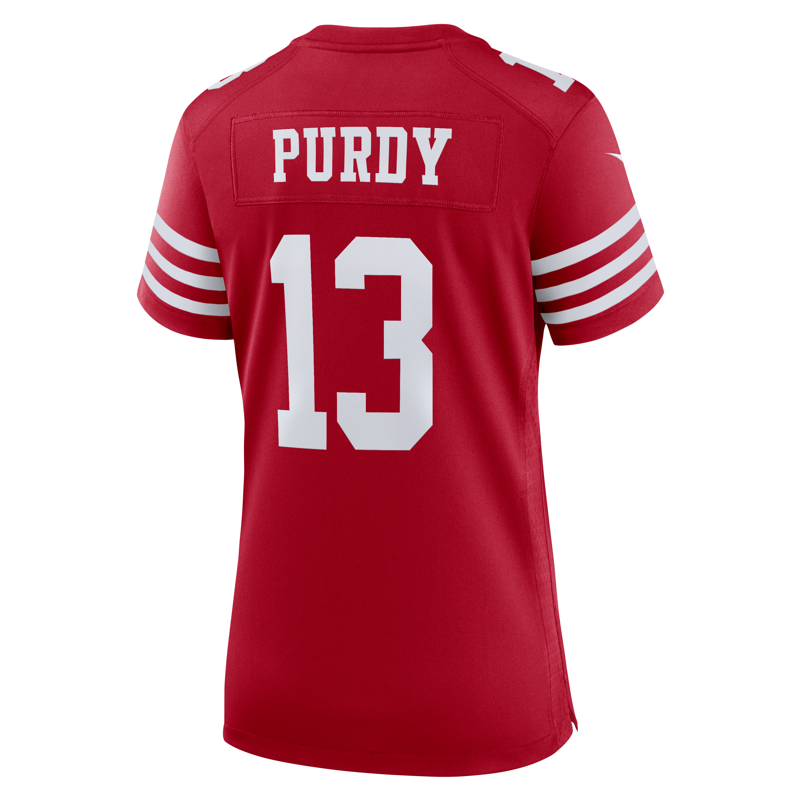 Women's San Francisco 49Ers Brock Purdy Nike Scarlet 80Th Anniversary Game Jersey