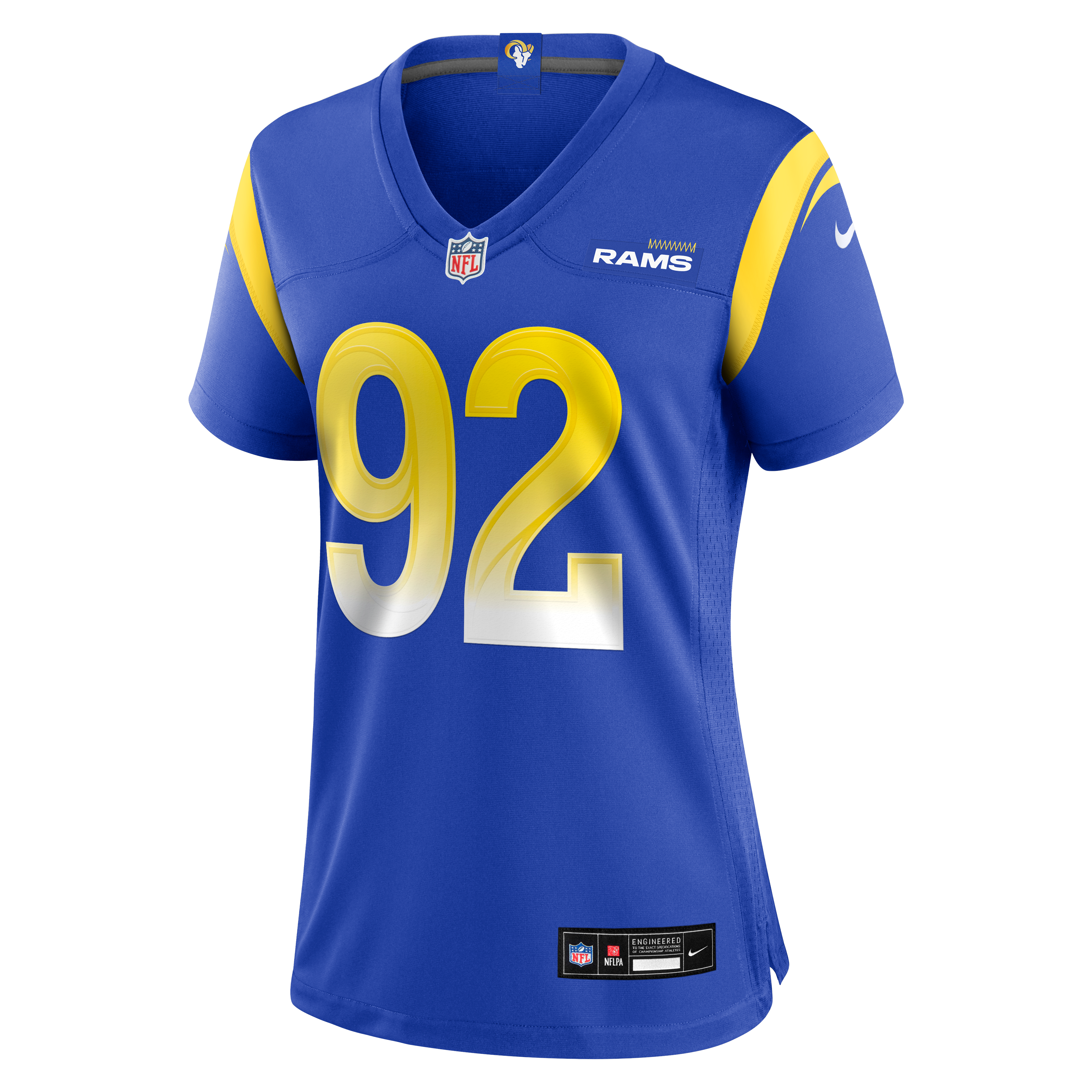 Women's Los Angeles Rams Harrison Mevis Nike Royal Team Game Jersey