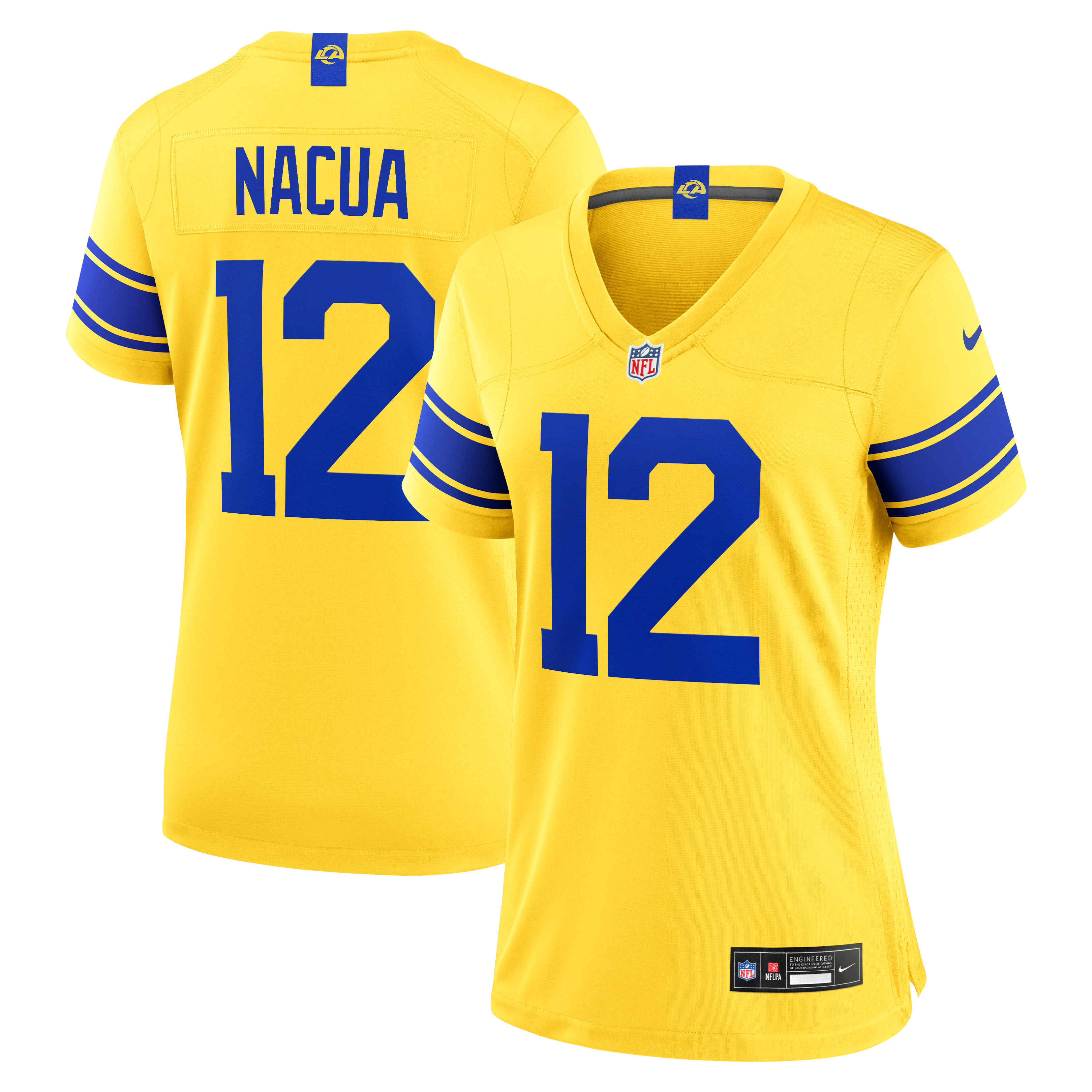 Women's Los Angeles Rams Puka Nacua Nike Classic Sol Game Jersey