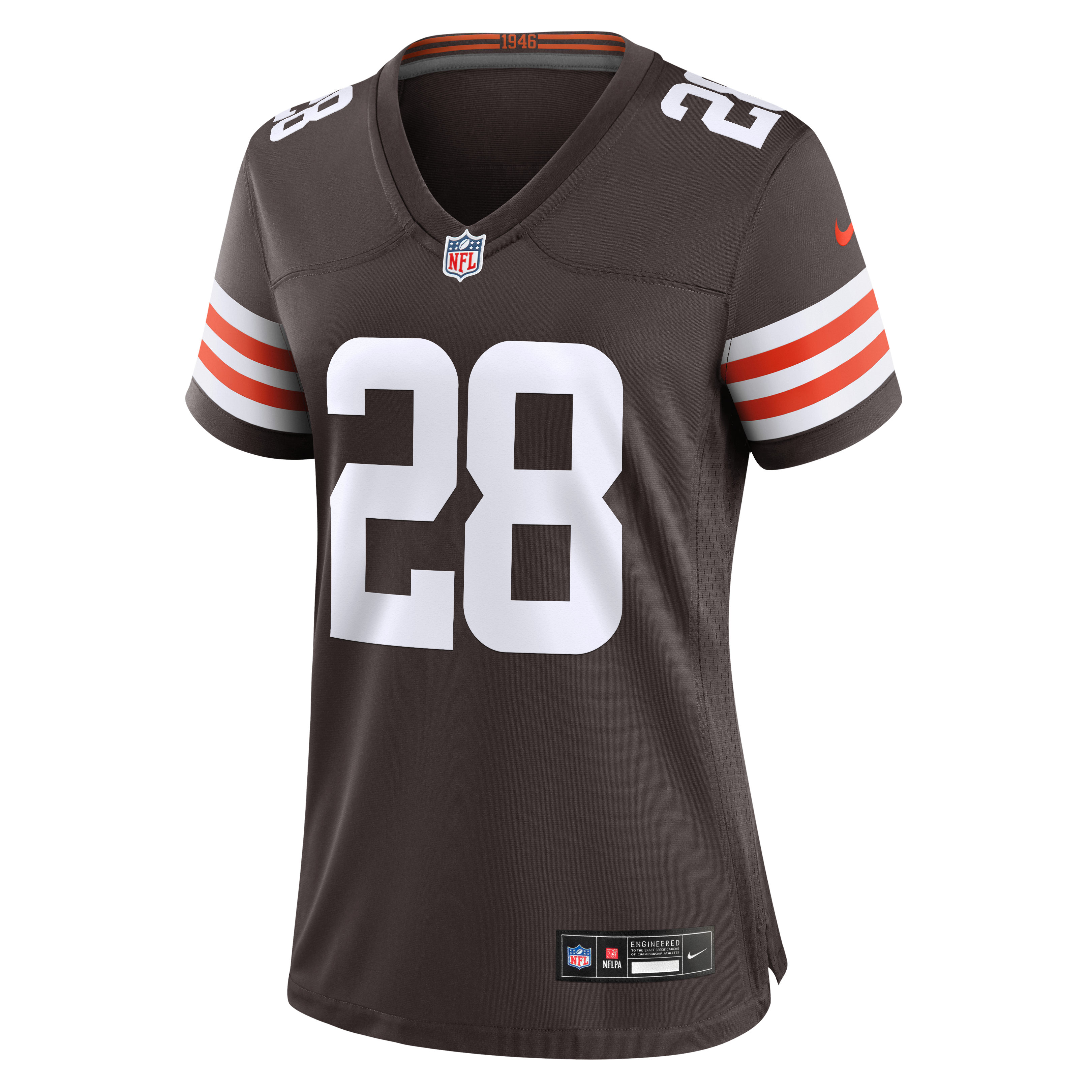 Women's Cleveland Browns Tre Avery Nike Brown Team Game Jersey