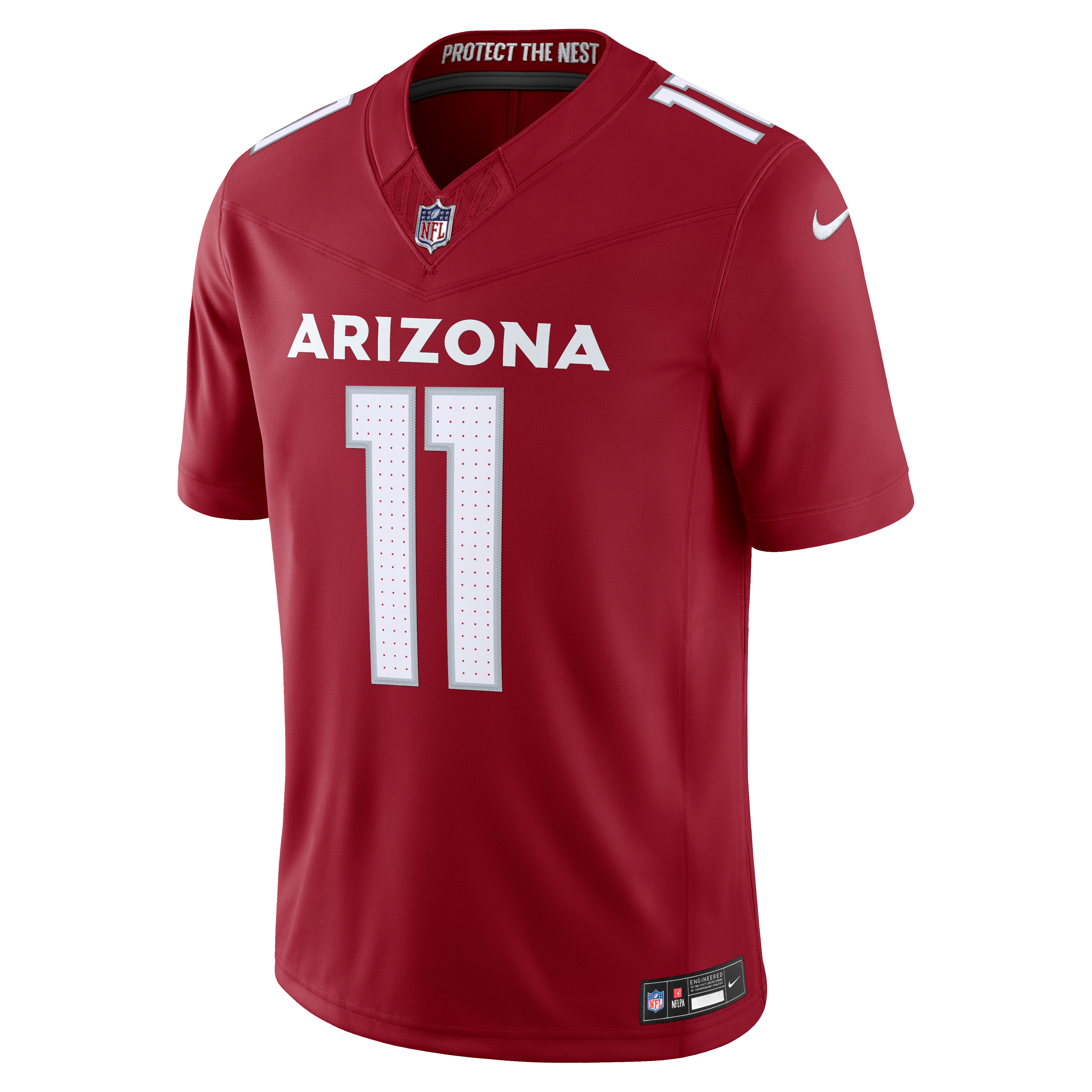 Men's Arizona Cardinals Larry Fitzgerald Nike Cardinal Vapor Fuse Stitched Retired Limited Jersey