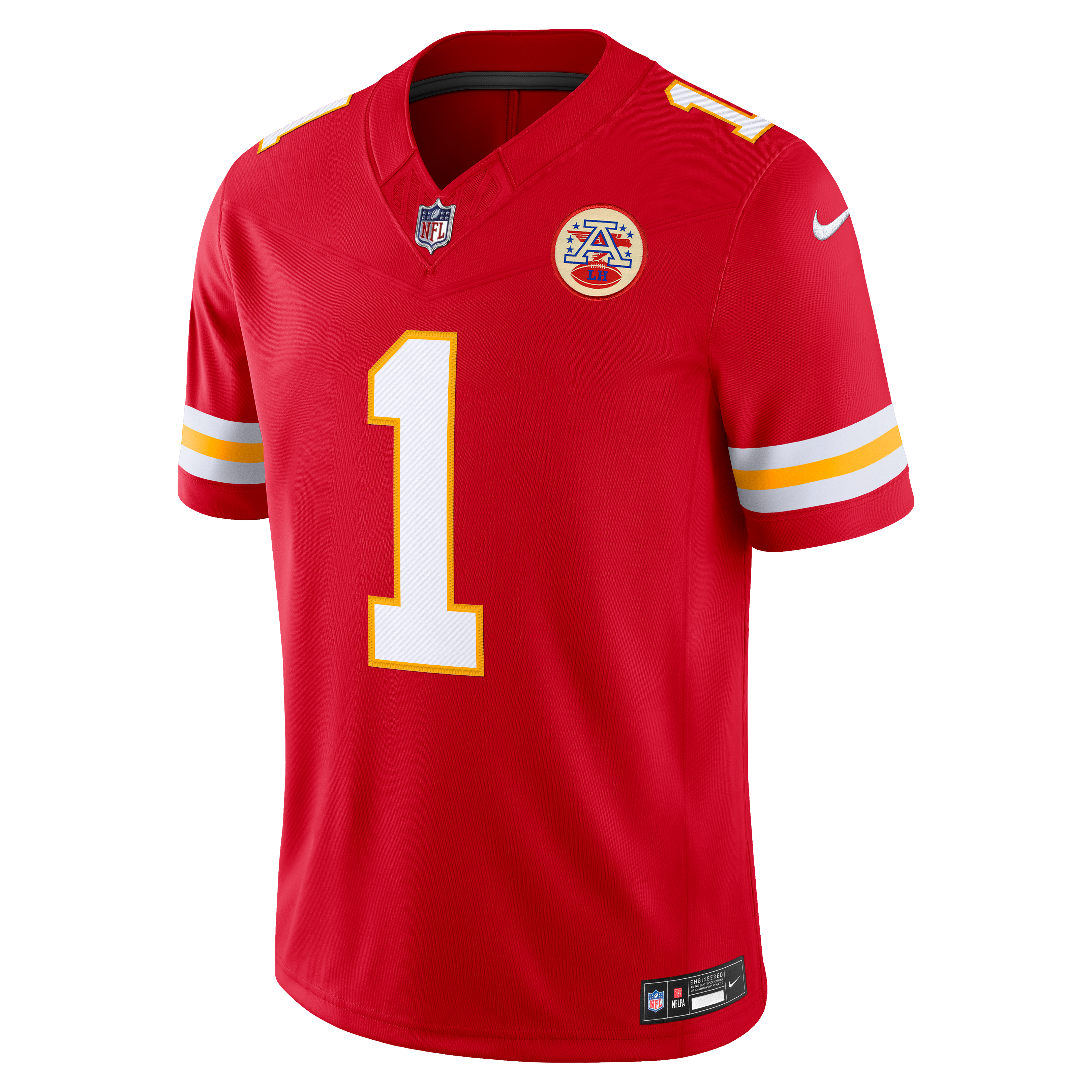 Men's Kansas City Chiefs Xavier Worthy Nike Red Team Vapor Fuse Stitched Limited Jersey