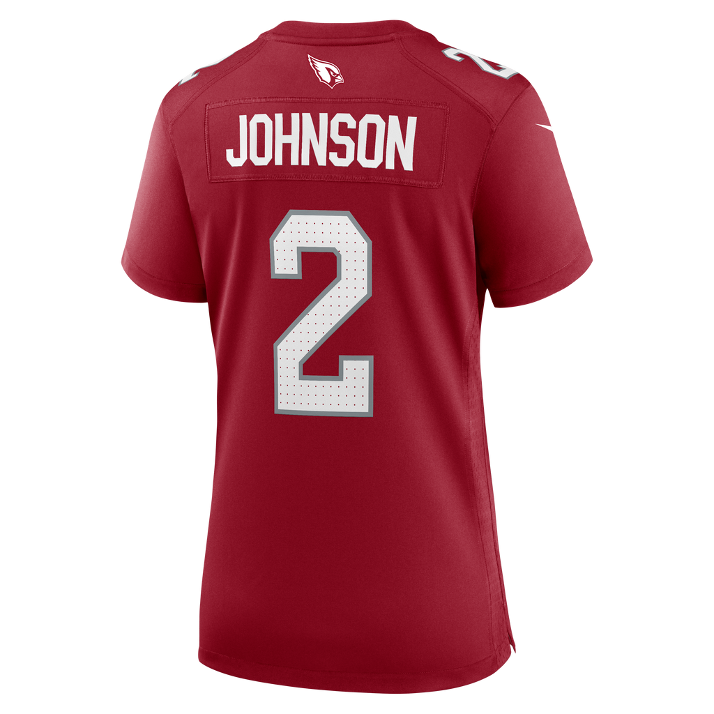 Women's Arizona Cardinals Will Johnson Nike Cardinal Team Game Jersey