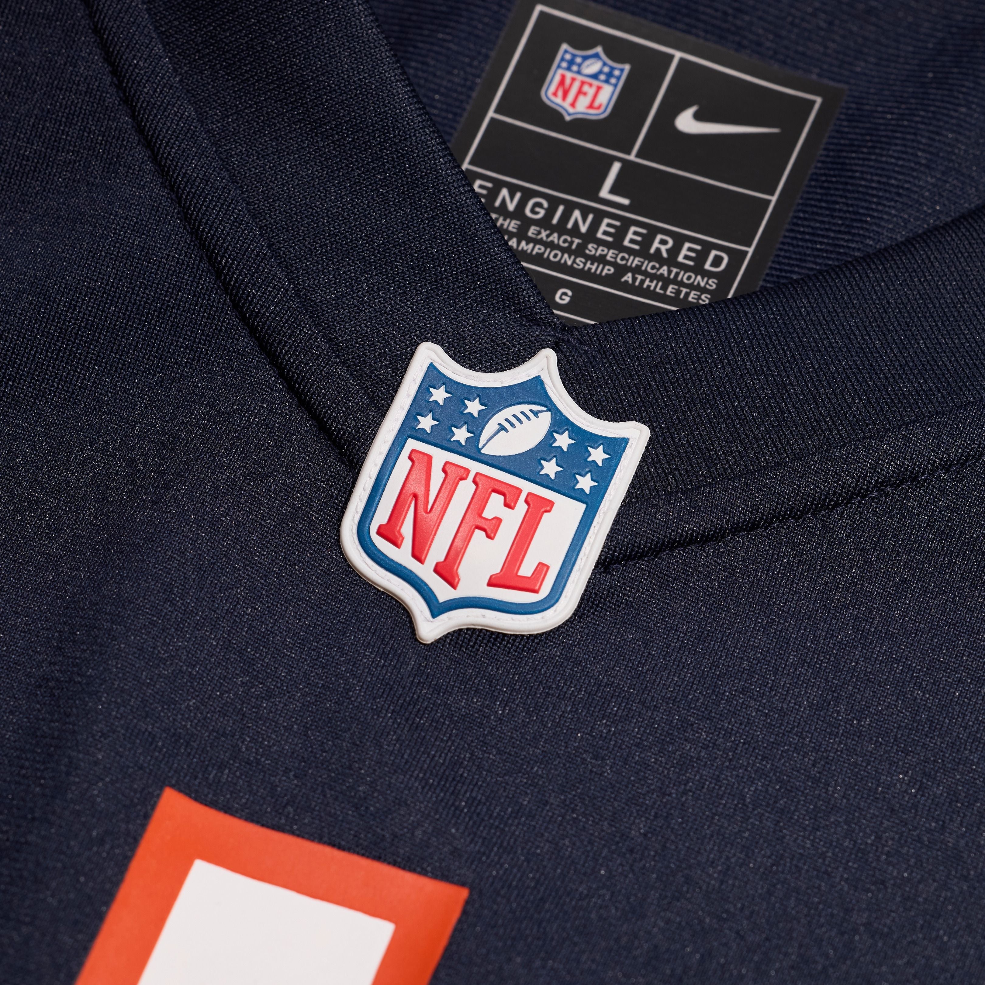 Men's Chicago Bears Coby Bryant Nike Navy Team Game Jersey