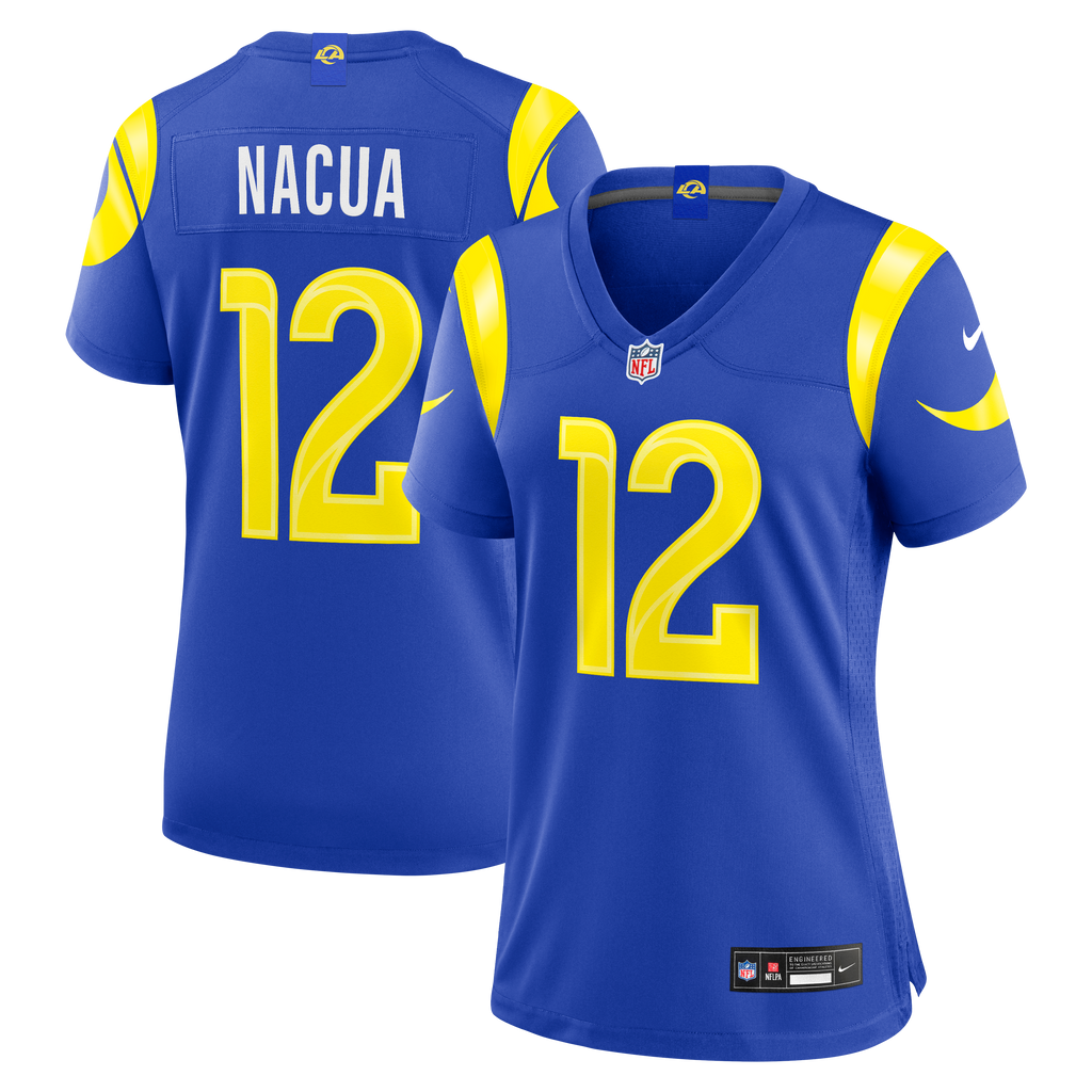 Women's Los Angeles Rams Puka Nacua Nike Royal Game Jersey