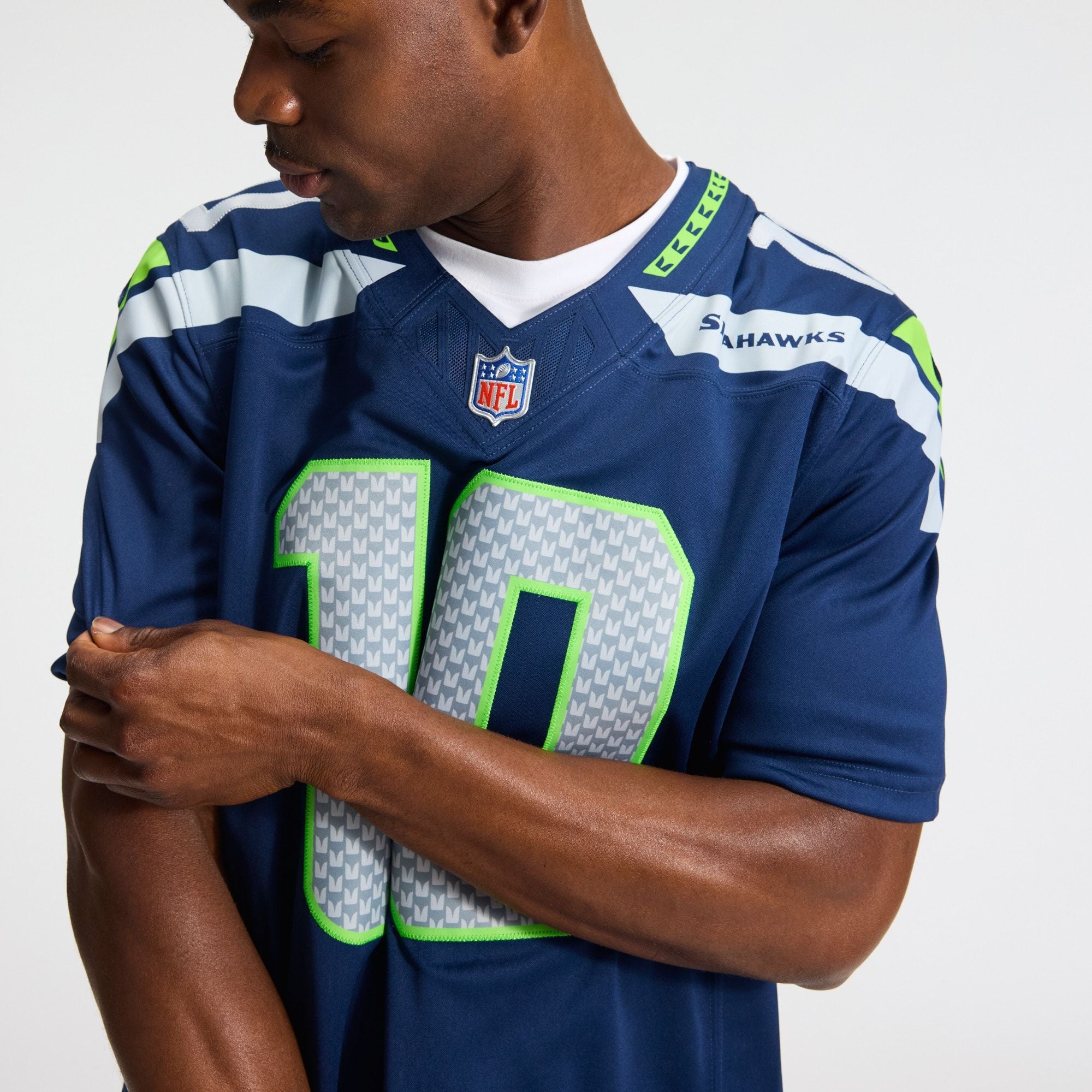 Men's Seattle Seahawks Cooper Kupp Nike College Navy Team Vapor Fuse Stitched Limited Jersey