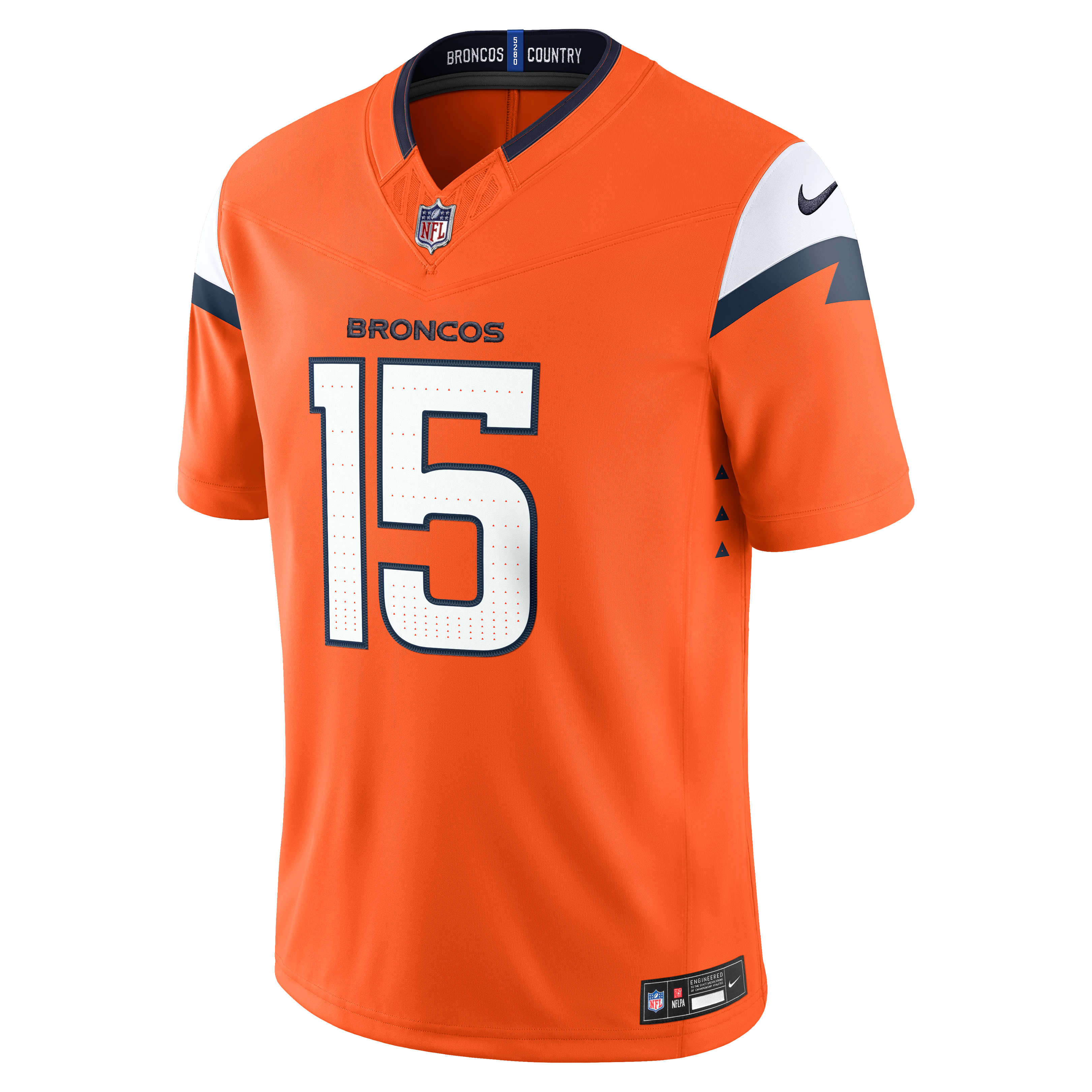 Men's Denver Broncos Nik Bonitto Nike Orange Team Vapor Fuse Stitched Limited Jersey