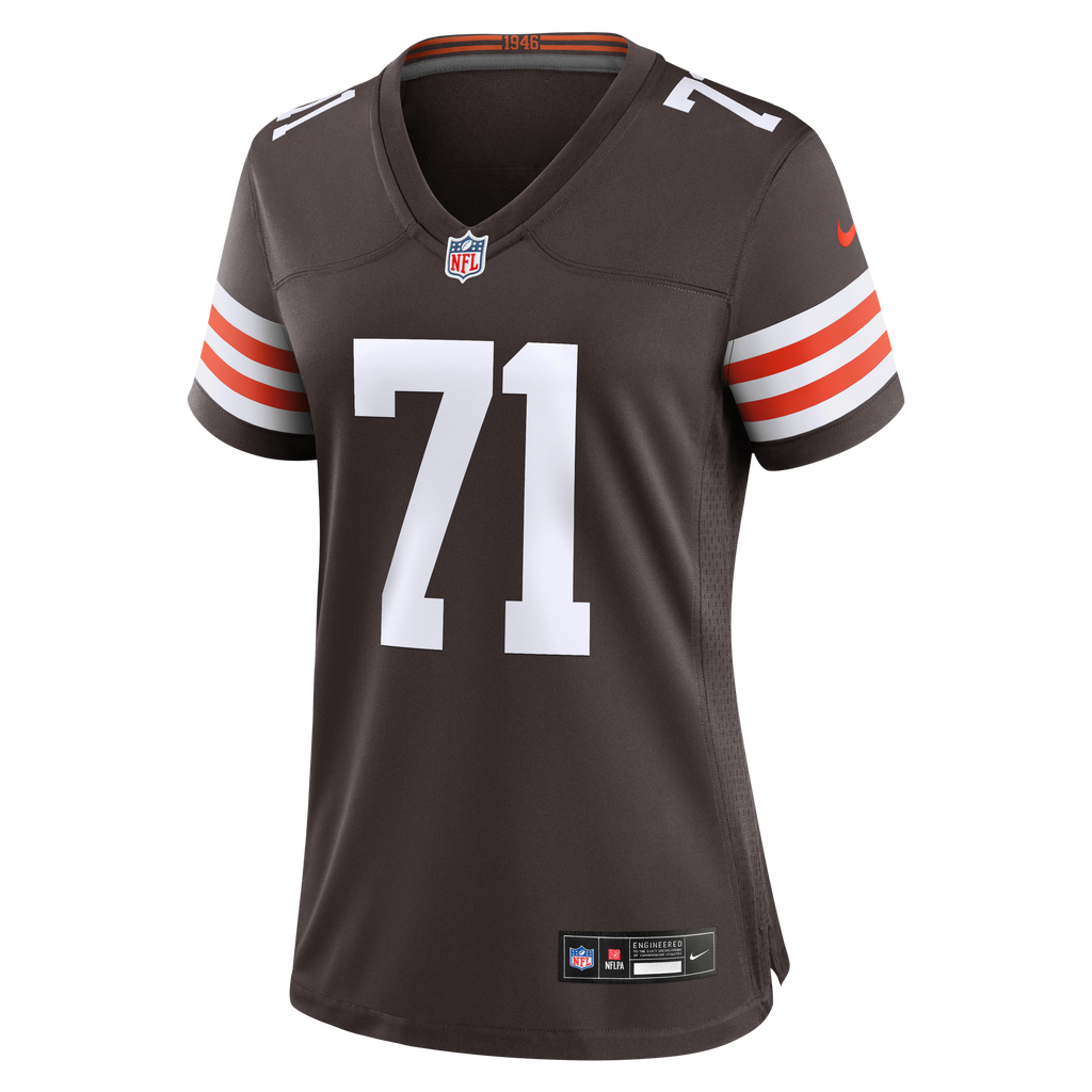 Women's Cleveland Browns Tytus Howard Nike Brown Team Game Jersey