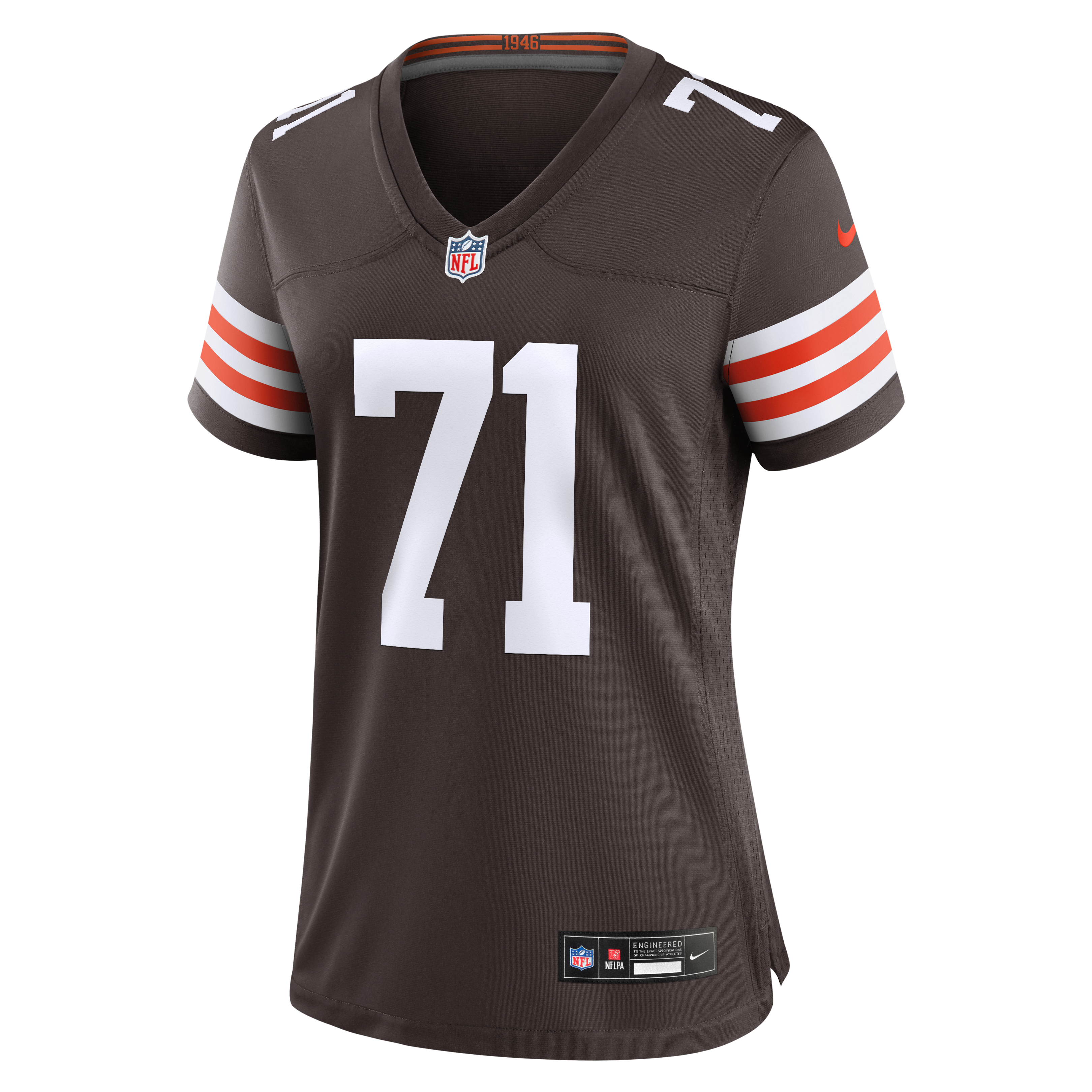 Women's Cleveland Browns Tytus Howard Nike Brown Team Game Jersey