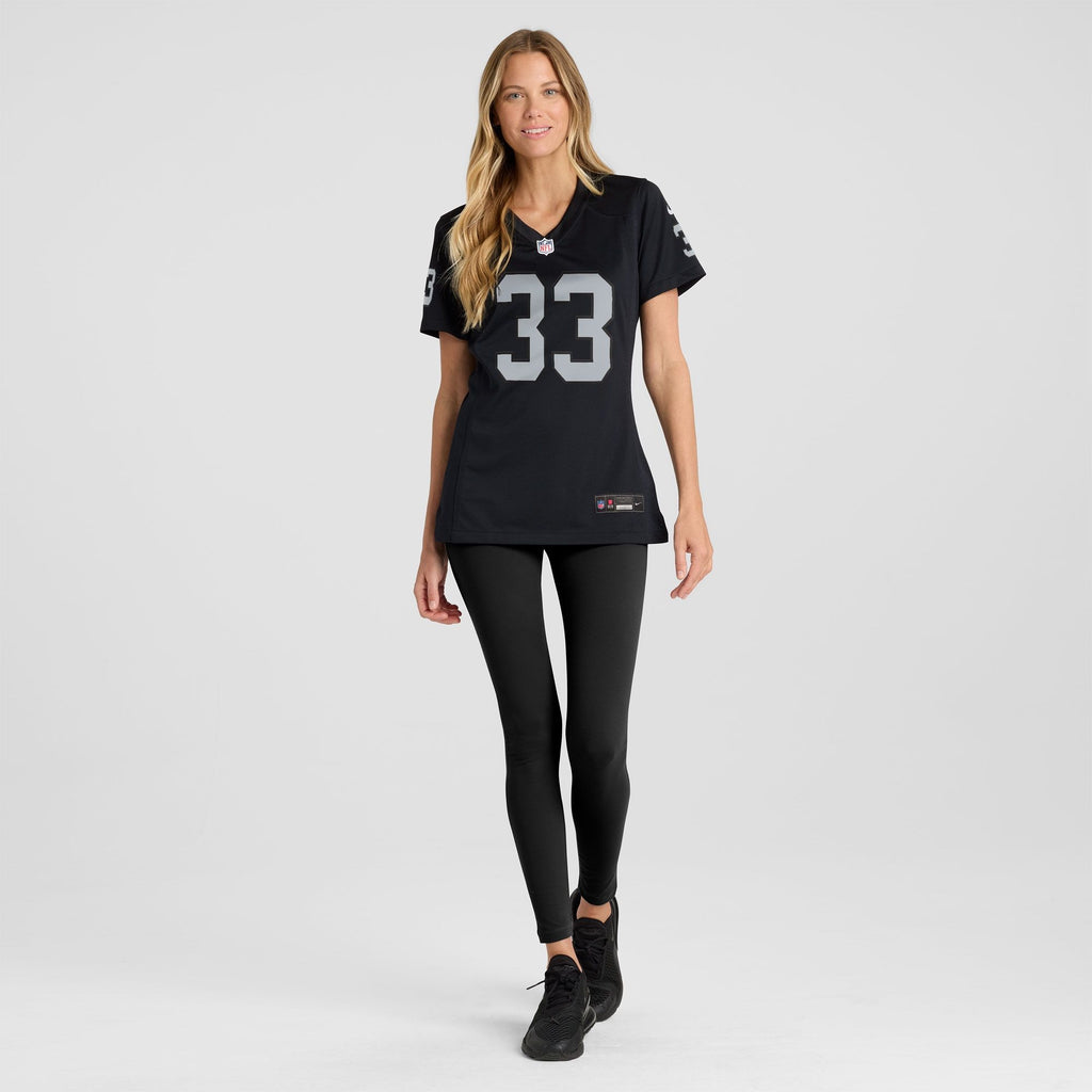 Women's Las Vegas Raiders Jamal Adams Nike Black Team Game Jersey
