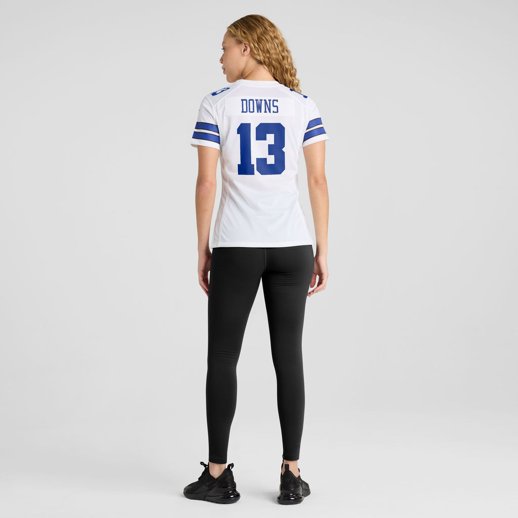 Women's Dallas Cowboys Caleb Downs Nike White Game Jersey