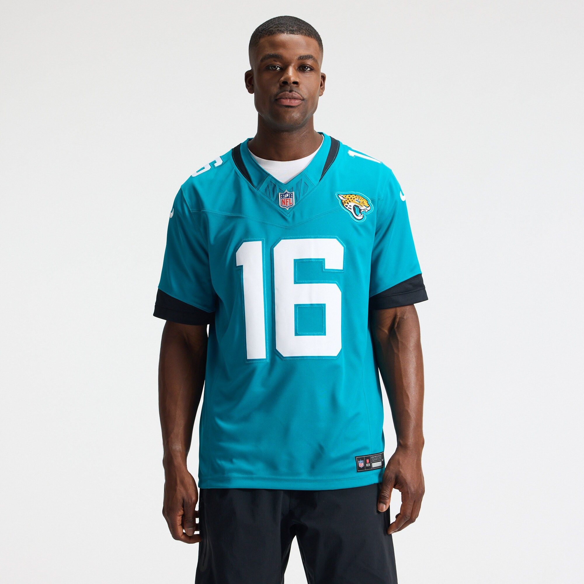 Men's Jacksonville Jaguars Trevor Lawrence Nike Teal Team Vapor Fuse Stitched Limited Jersey