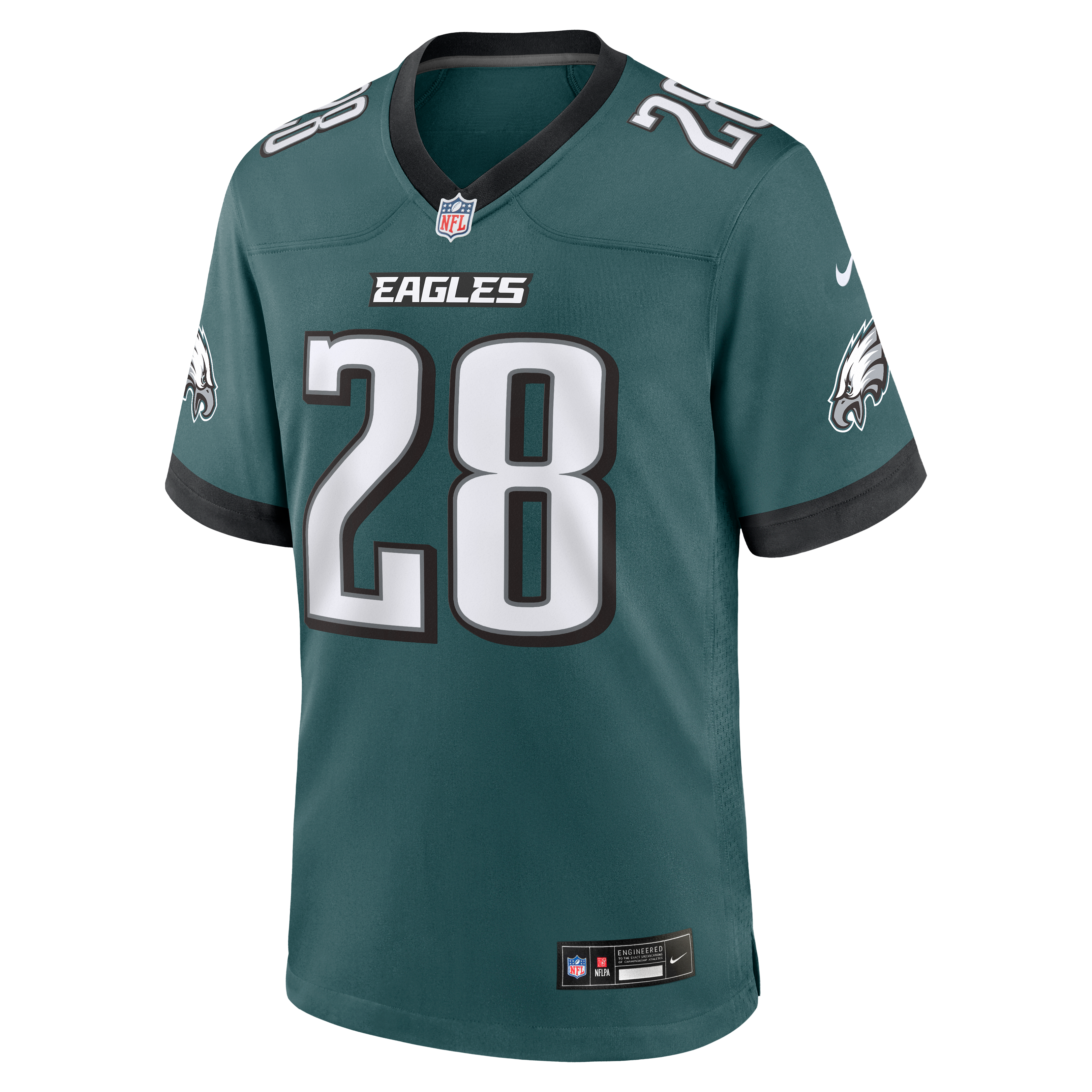 Men's Philadelphia Eagles Will Shipley Nike Midnight Green Team Game Jersey
