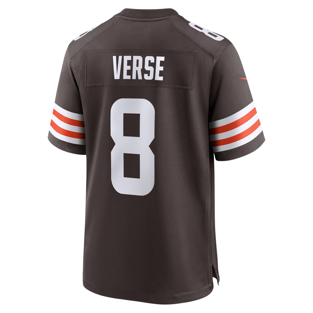 Men's Cleveland Browns Jared Verse Nike Brown Mens Nike Game Jersey