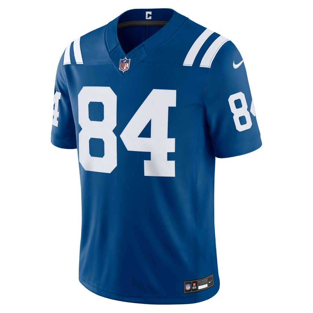 Men's Indianapolis Colts Tyler Warren Nike Royal Team Vapor Fuse Stitched Limited Jersey