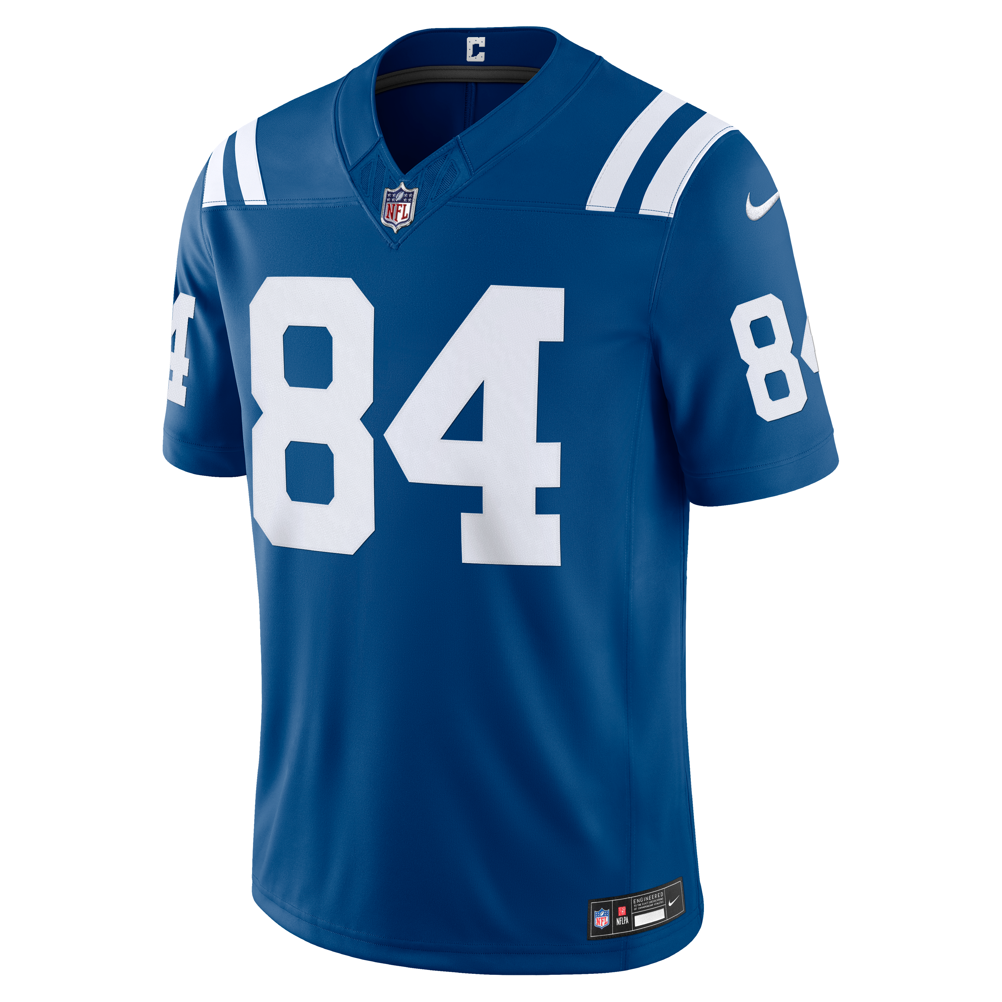 Men's Indianapolis Colts Tyler Warren Nike Royal Team Vapor Fuse Stitched Limited Jersey