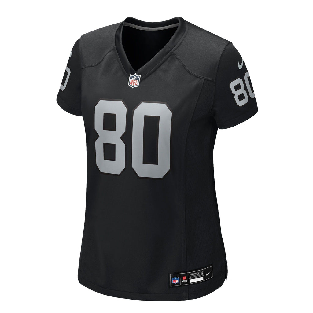 Women's Las Vegas Raiders Ian Thomas Nike Black Team Game Jersey