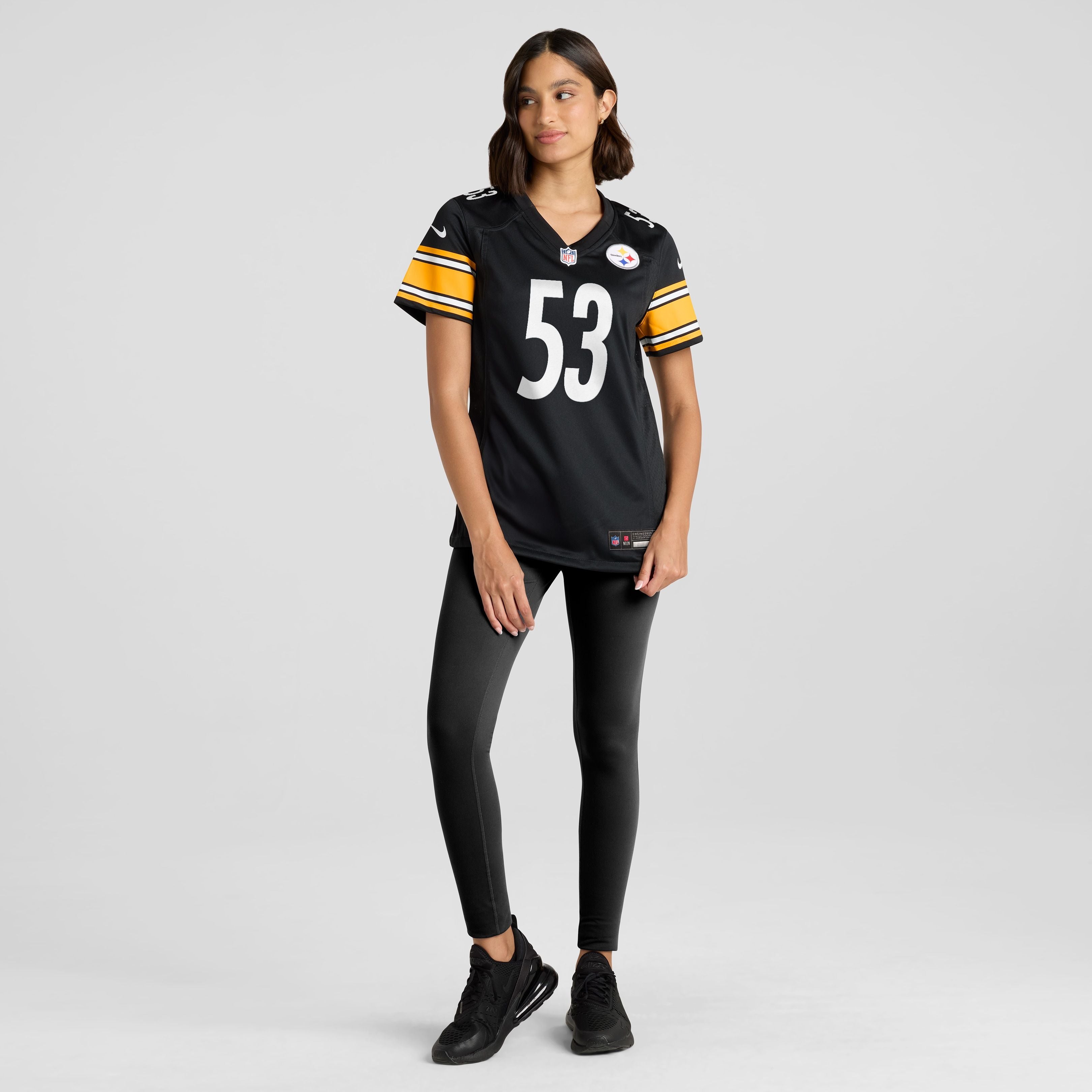 Women's Pittsburgh Steelers Jawhaun Bentley Nike Black Team Game Jersey